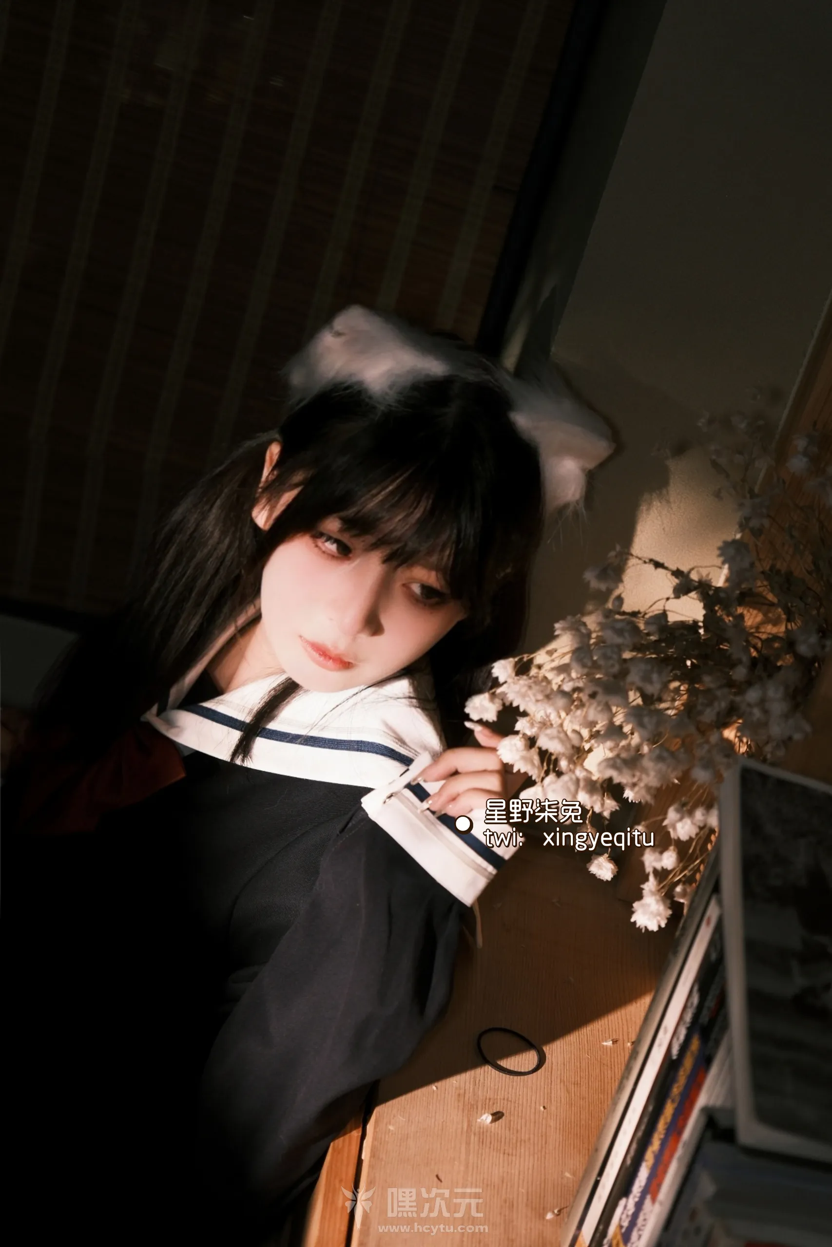 星野柒兔 放课后的吔鱼少女 - 嘿次元 图4