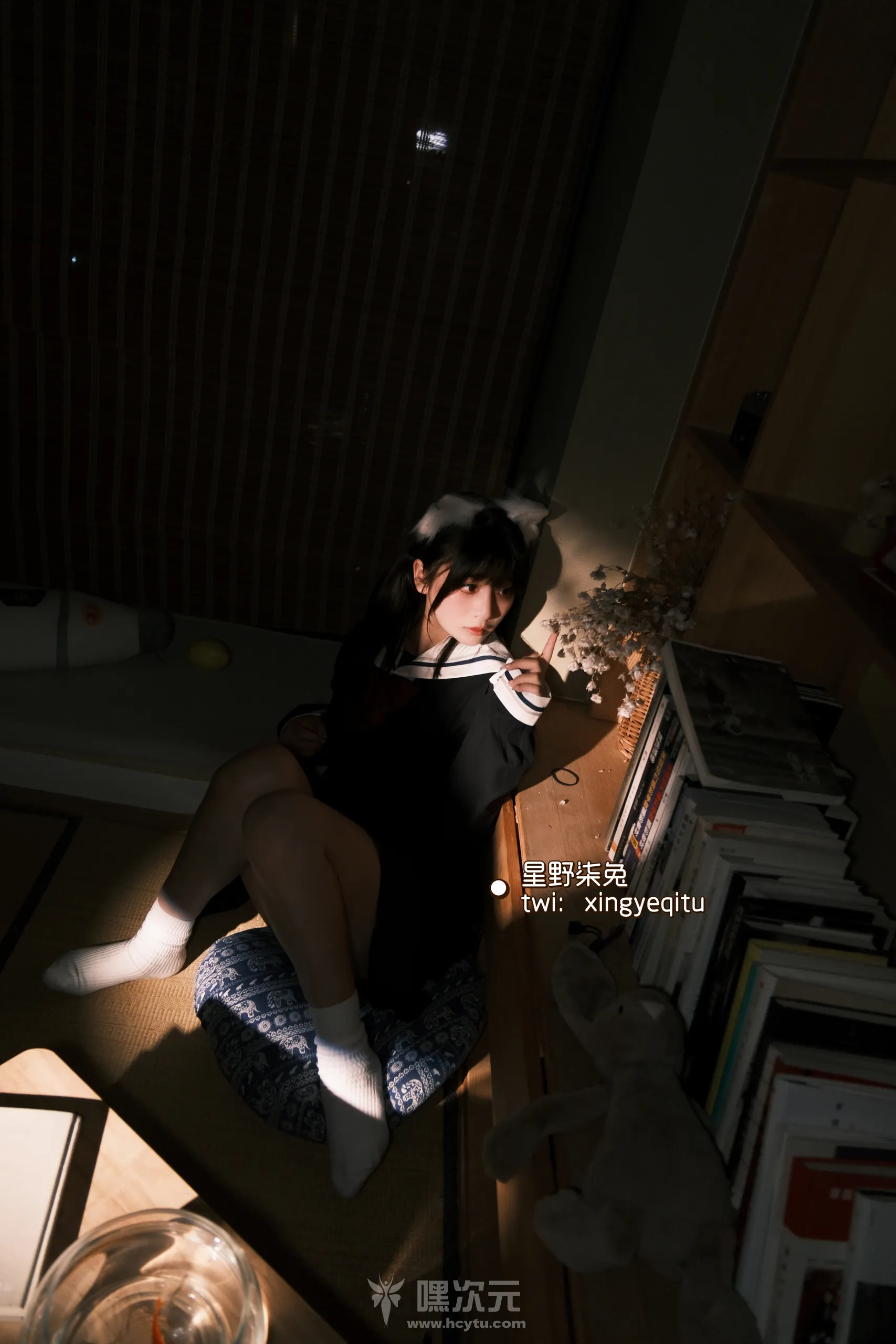星野柒兔 放课后的吔鱼少女 - 嘿次元 图5