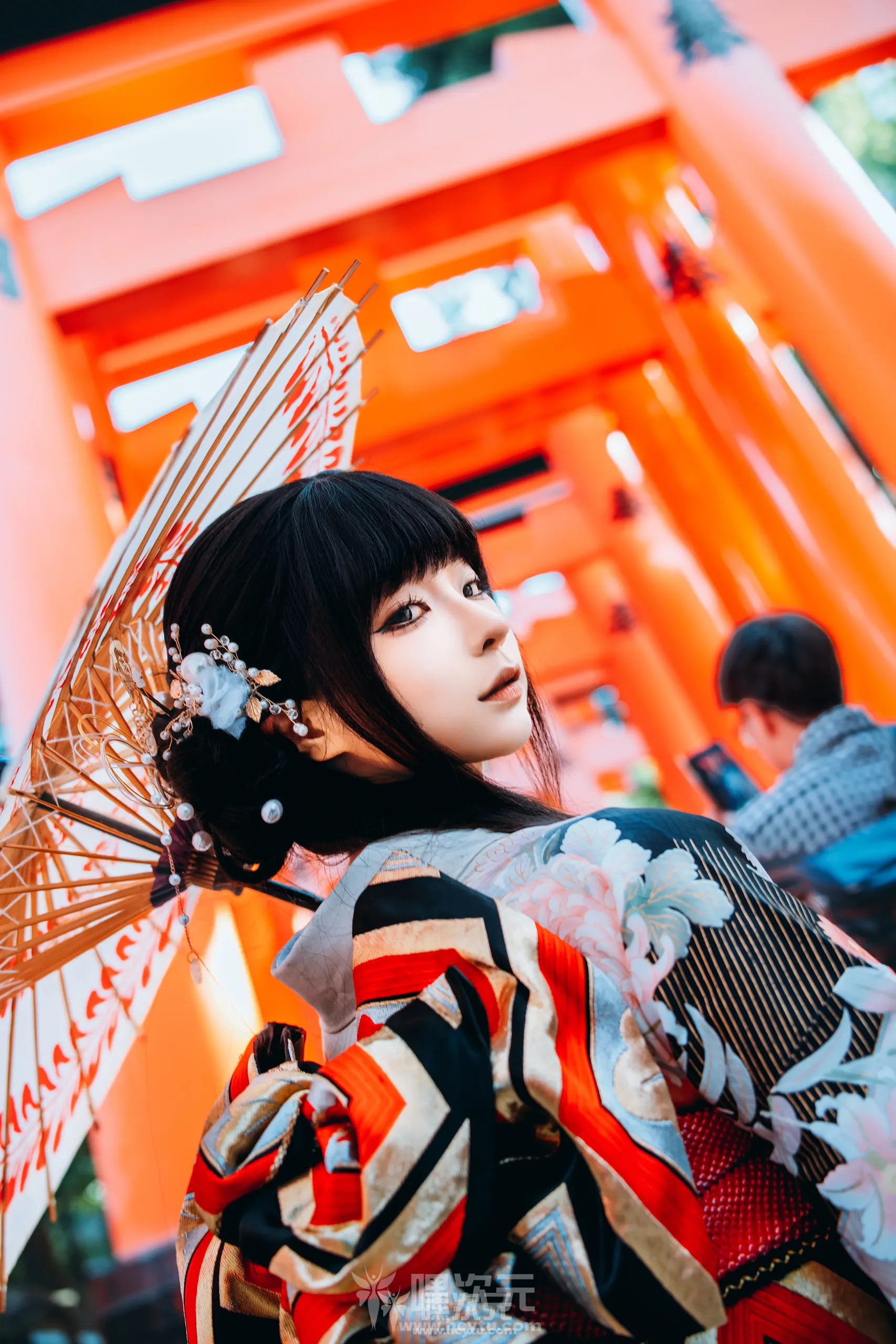 蠢沫沫「秋寻·下」写真 (285P)解锁内衣、和服、浴室、街拍四大场景！ - 嘿次元 图8
