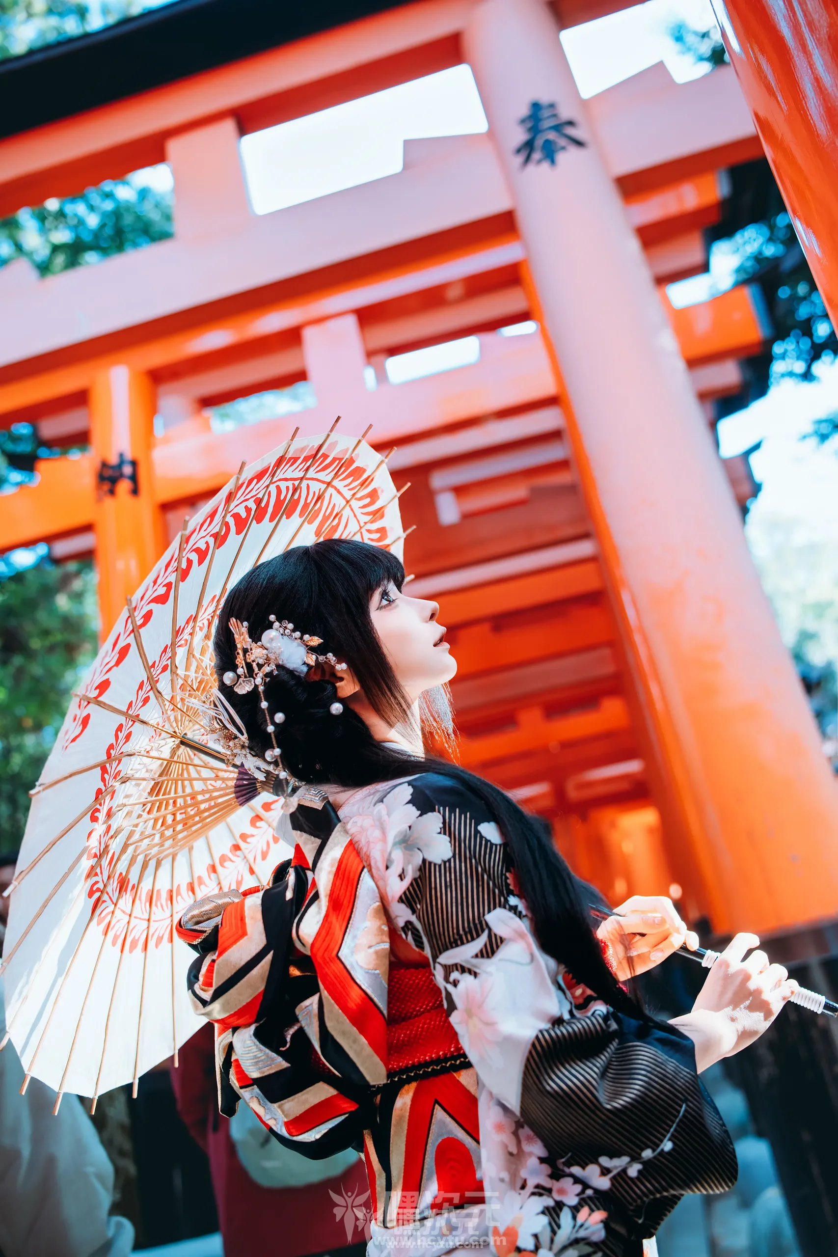 蠢沫沫「秋寻·下」写真 (285P)解锁内衣、和服、浴室、街拍四大场景！ - 嘿次元 图9