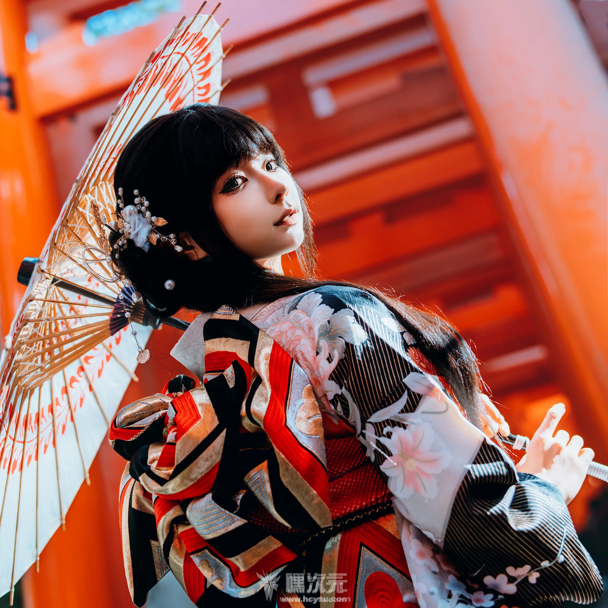 蠢沫沫「秋寻·下」写真 (285P)解锁内衣、和服、浴室、街拍四大场景！ - 嘿次元 图10