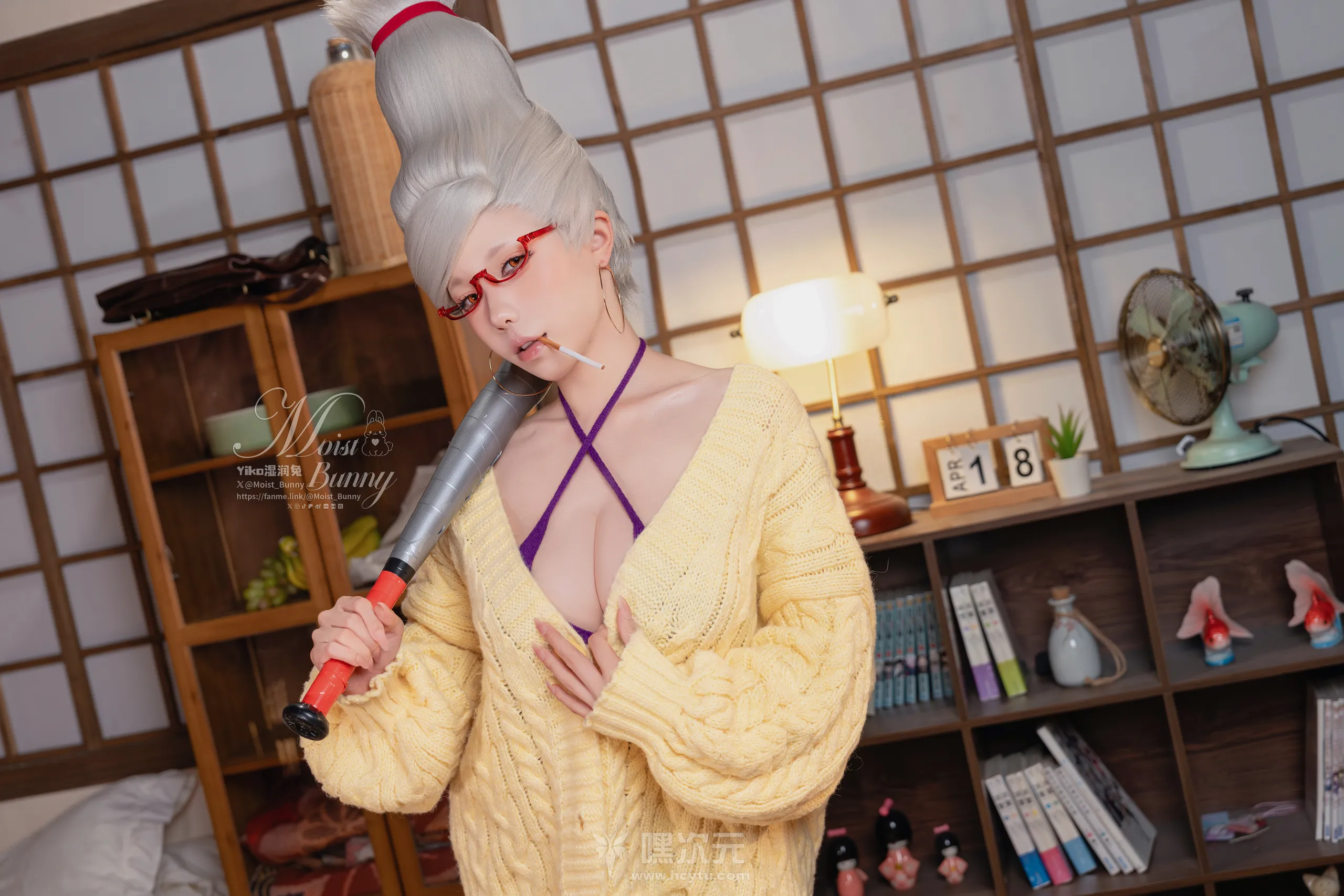 黏黏团子兔《胆大党-绫濑星子》写真2025年10月作品 - 嘿次元 图5