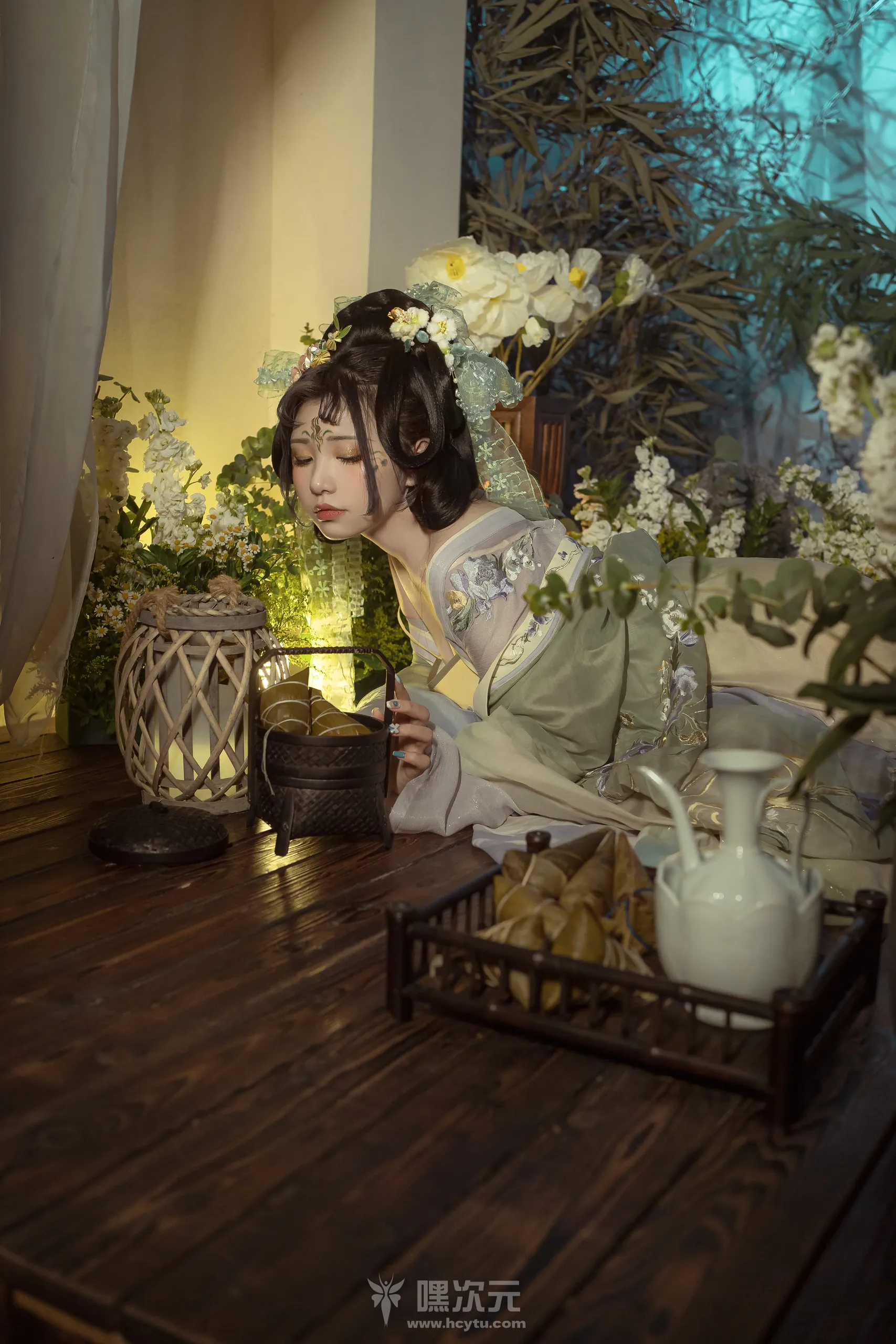 喵小吉端午古风汉服写真《浣溪沙》 - 嘿次元 图8