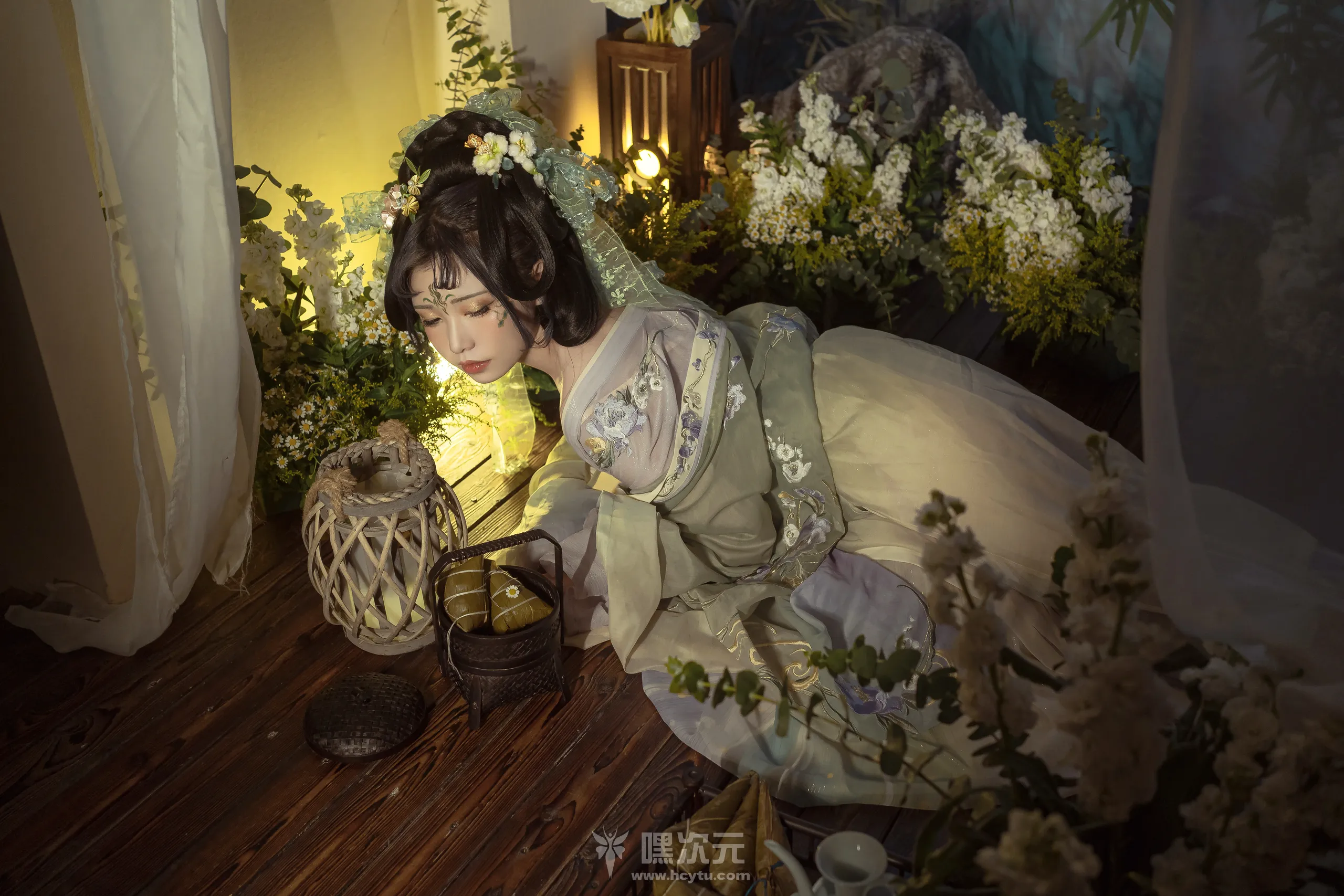 喵小吉端午古风汉服写真《浣溪沙》 - 嘿次元 图9