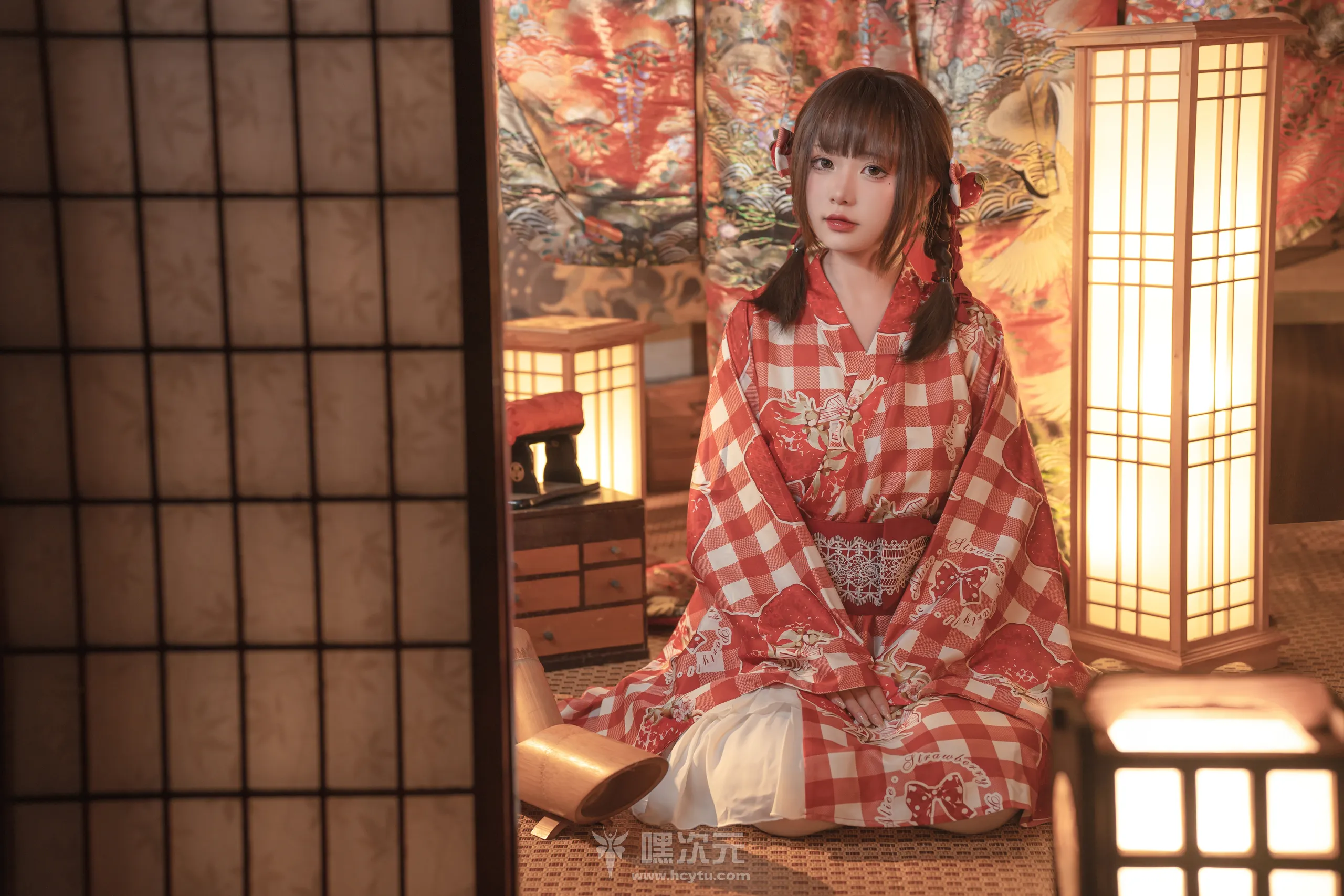 爆机少女喵小吉 – 和风《灼灼其华》 - 嘿次元 图2
