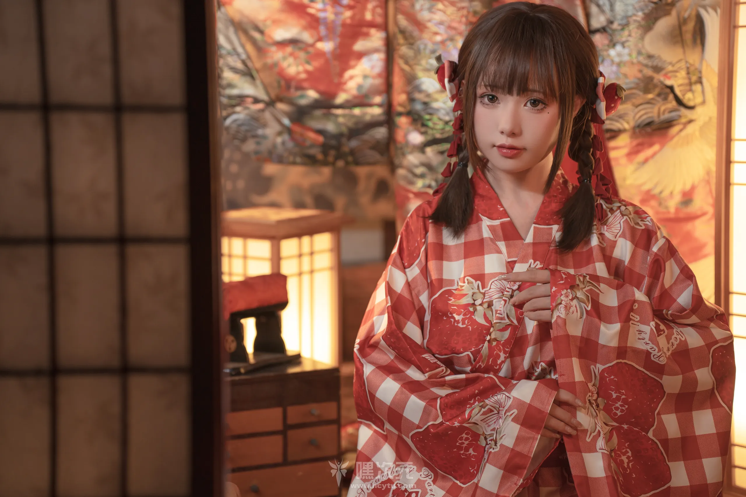爆机少女喵小吉 – 和风《灼灼其华》 - 嘿次元 图4