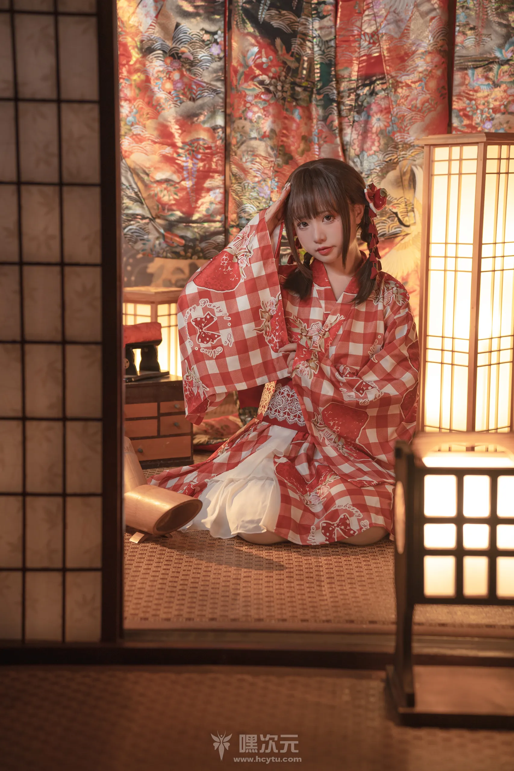爆机少女喵小吉 – 和风《灼灼其华》 - 嘿次元 图5