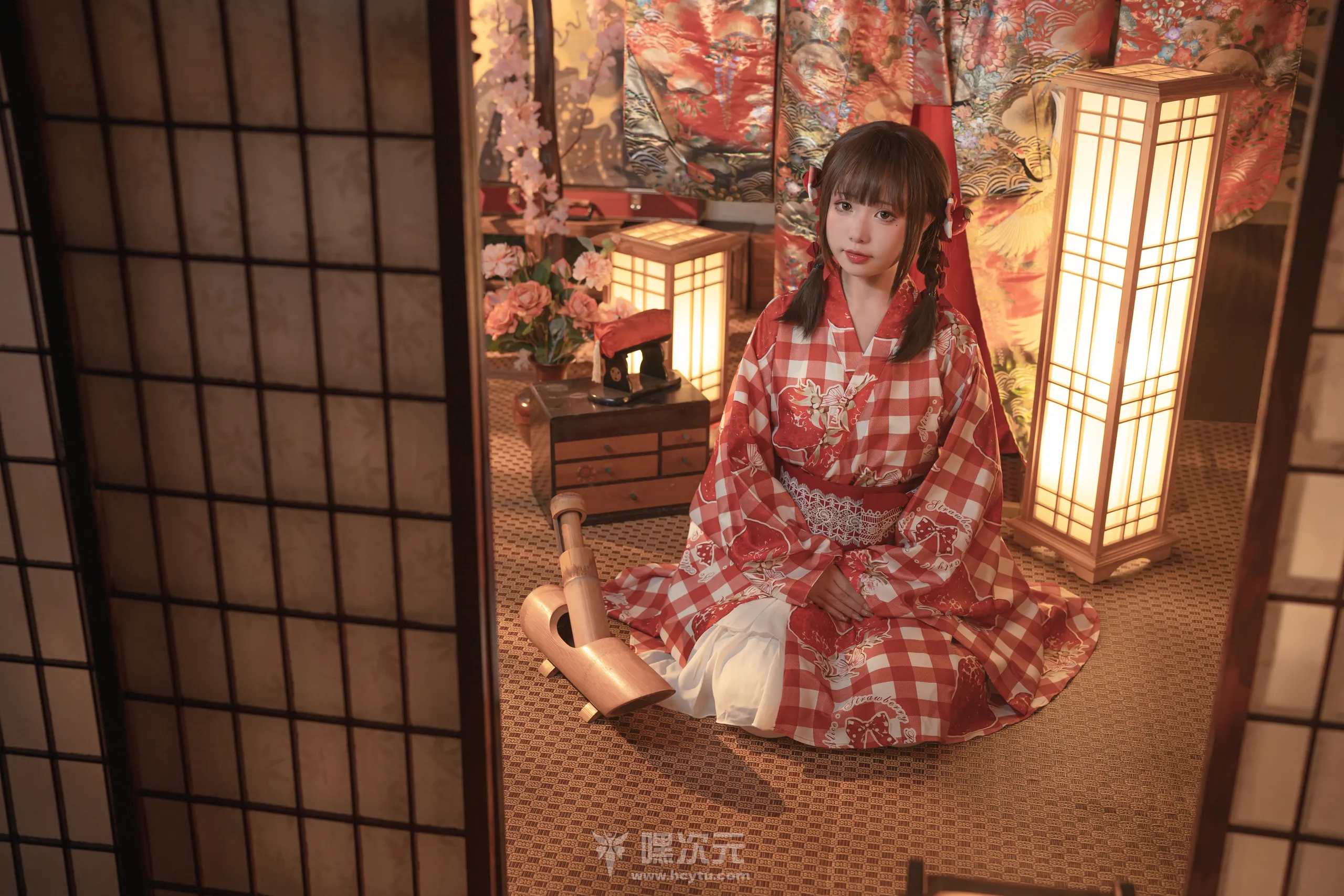 爆机少女喵小吉 – 和风《灼灼其华》 - 嘿次元 图8