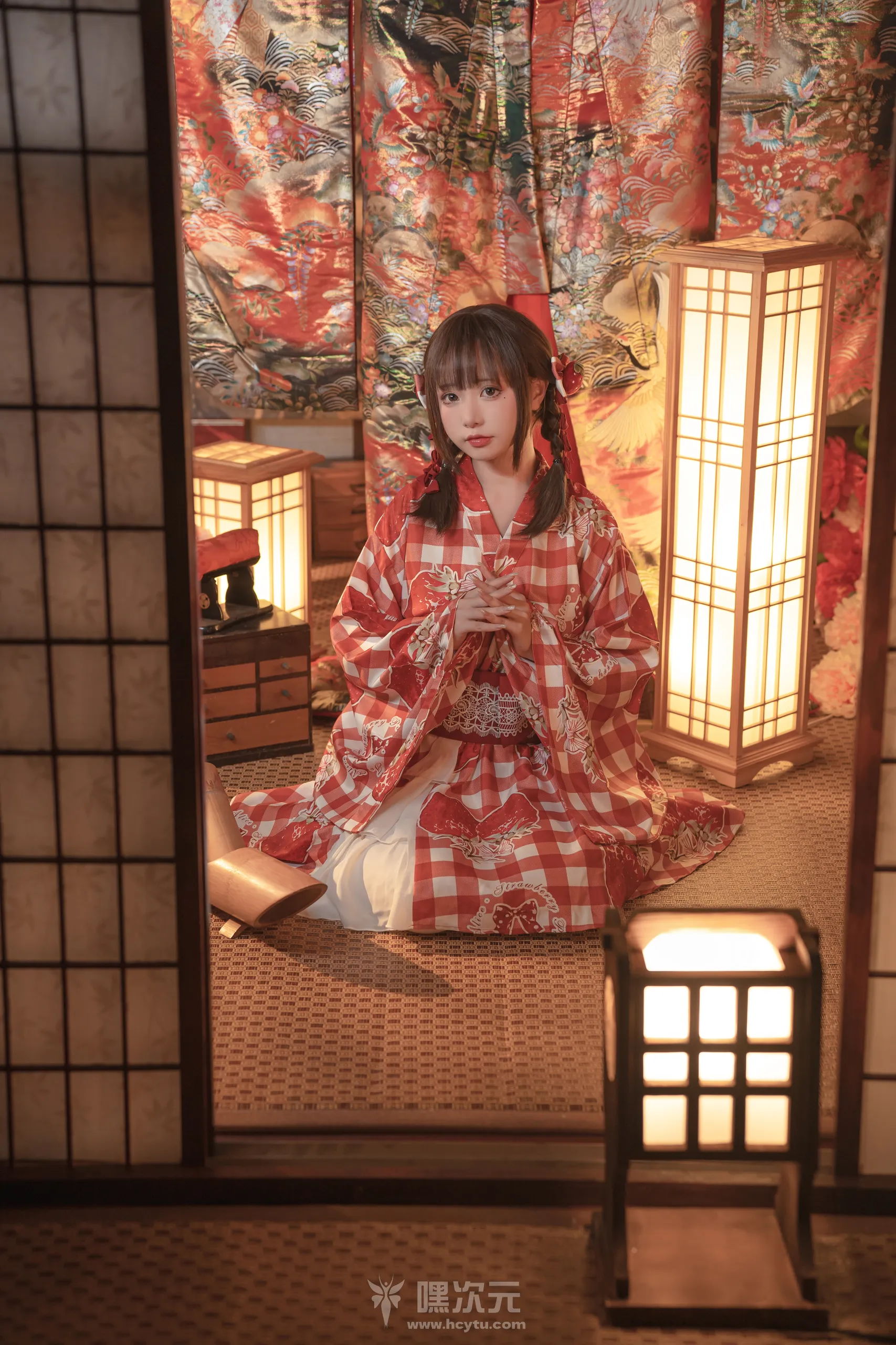 爆机少女喵小吉 – 和风《灼灼其华》 - 嘿次元 图9