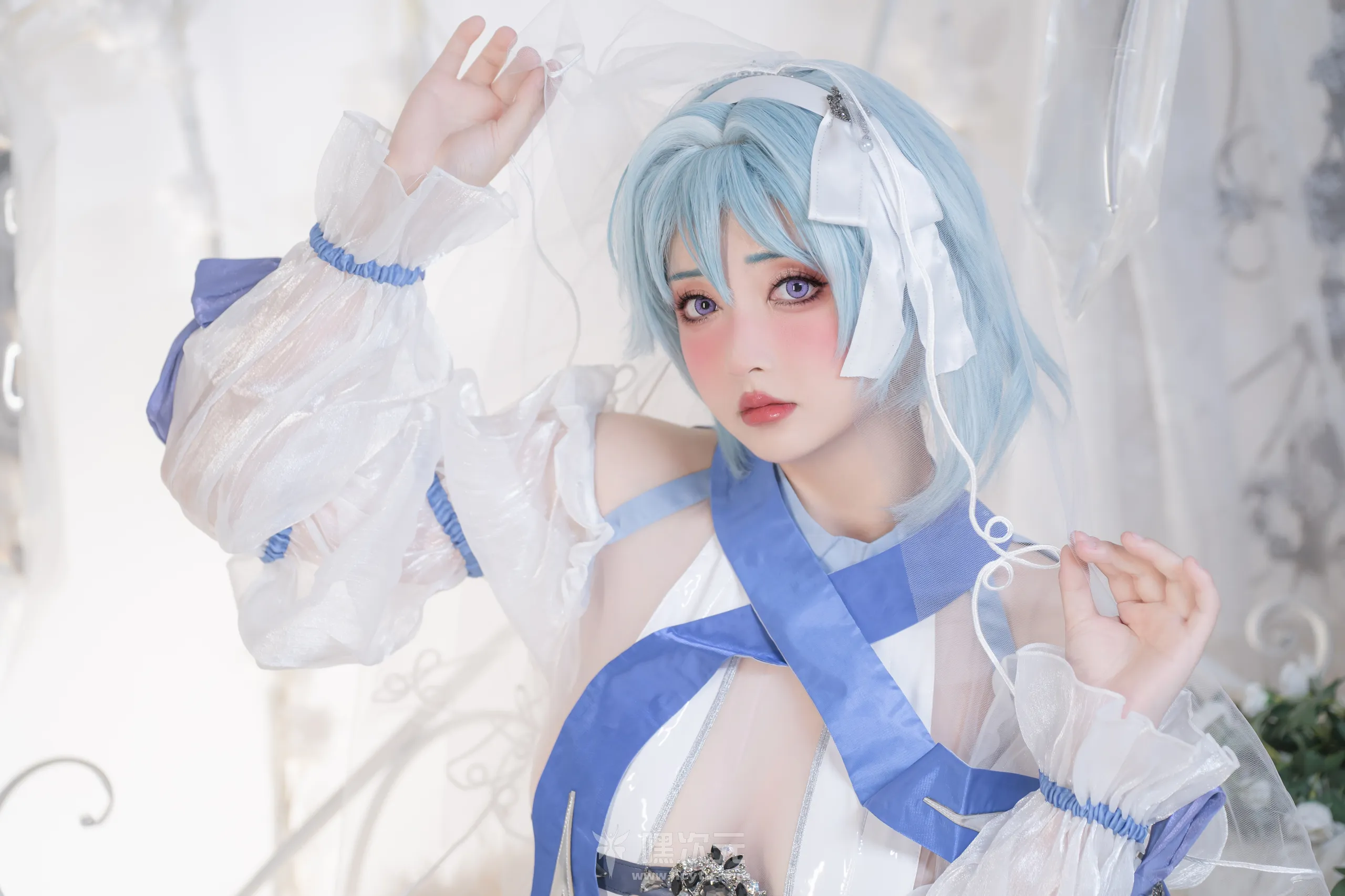 爆机少女喵小吉 – 双子 《原神花嫁：优菈&甘雨》 - 嘿次元 图2