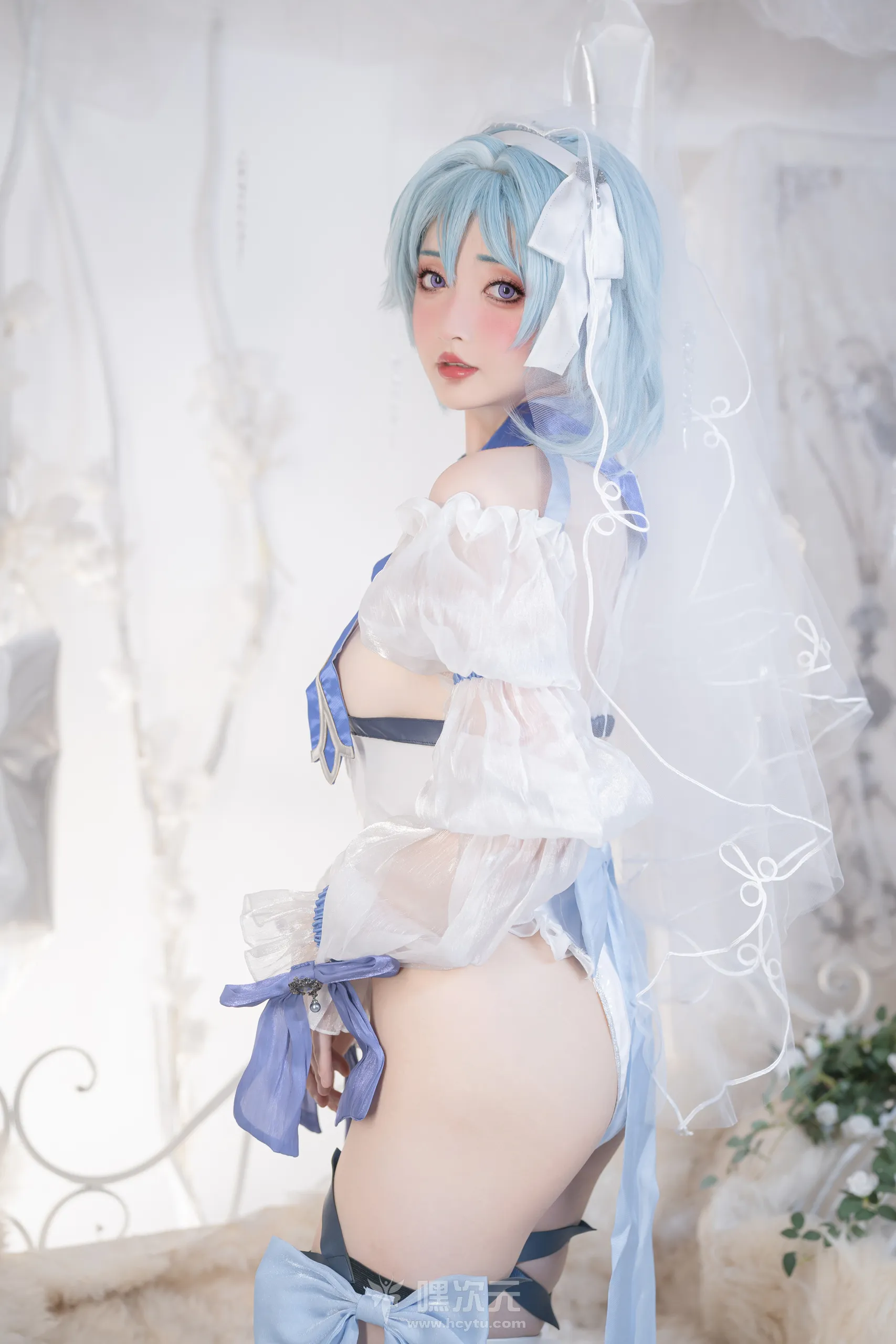 爆机少女喵小吉 – 双子 《原神花嫁：优菈&甘雨》 - 嘿次元 图6