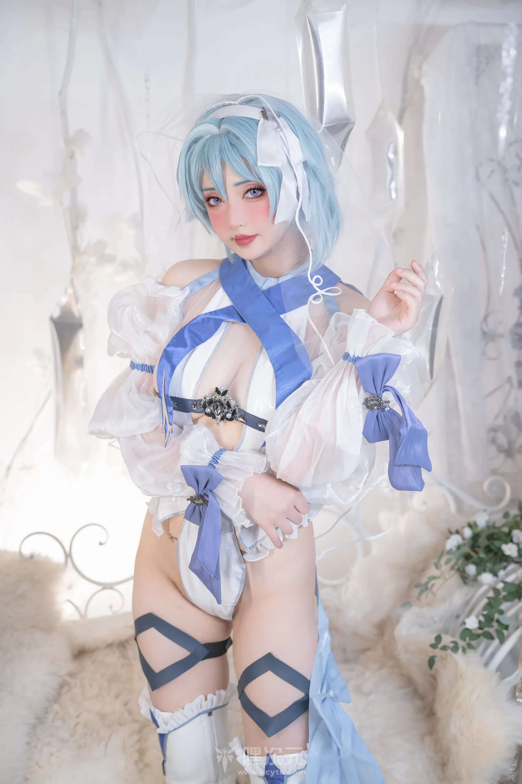 爆机少女喵小吉 – 双子 《原神花嫁：优菈&甘雨》 - 嘿次元 图8