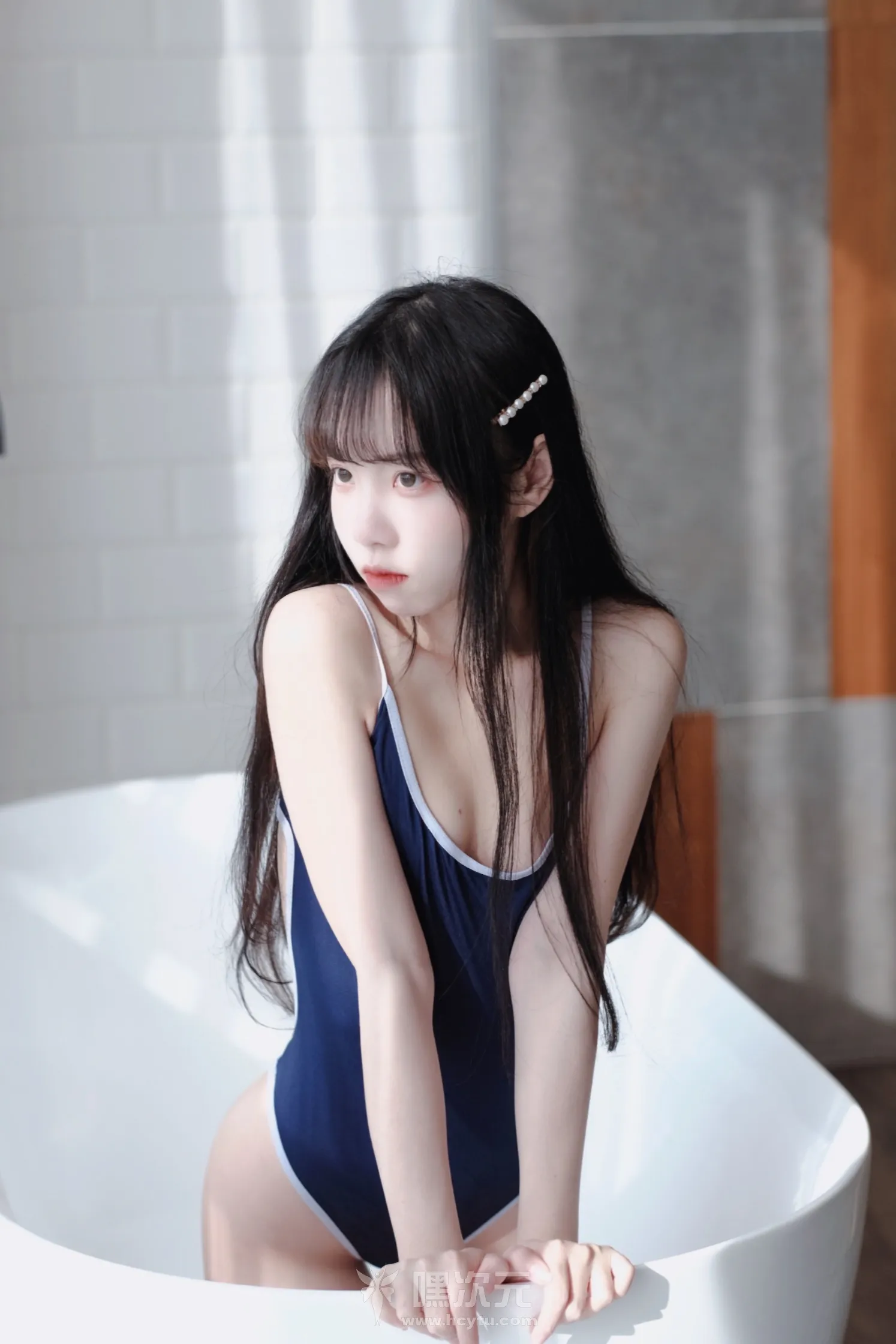 可可小白兔 追蹤起來 跟著🐰🐰去游泳！写真图片-嘿次元