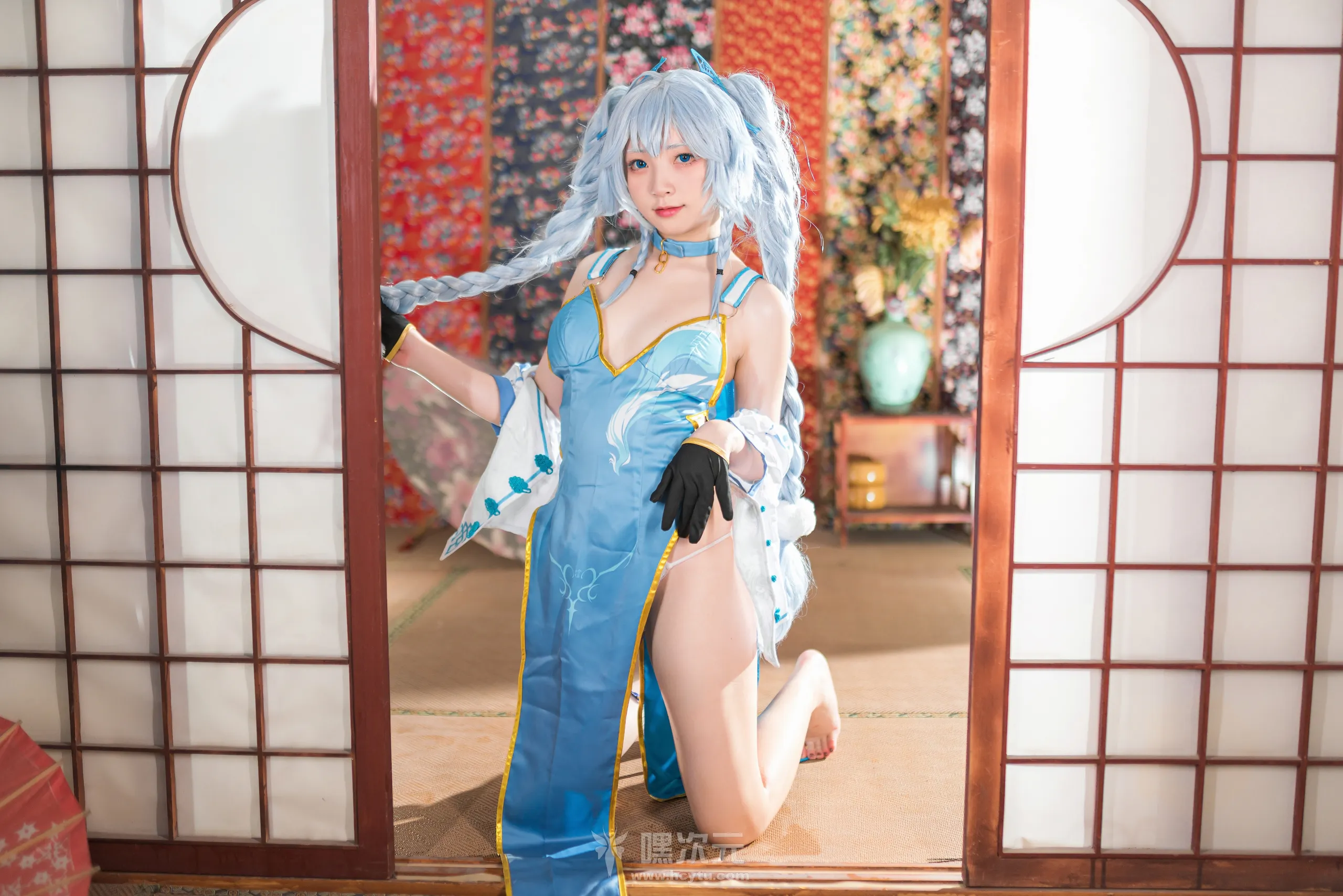 花铃 PA15-翠雀媚 美女写真图片 - 嘿次元 图2