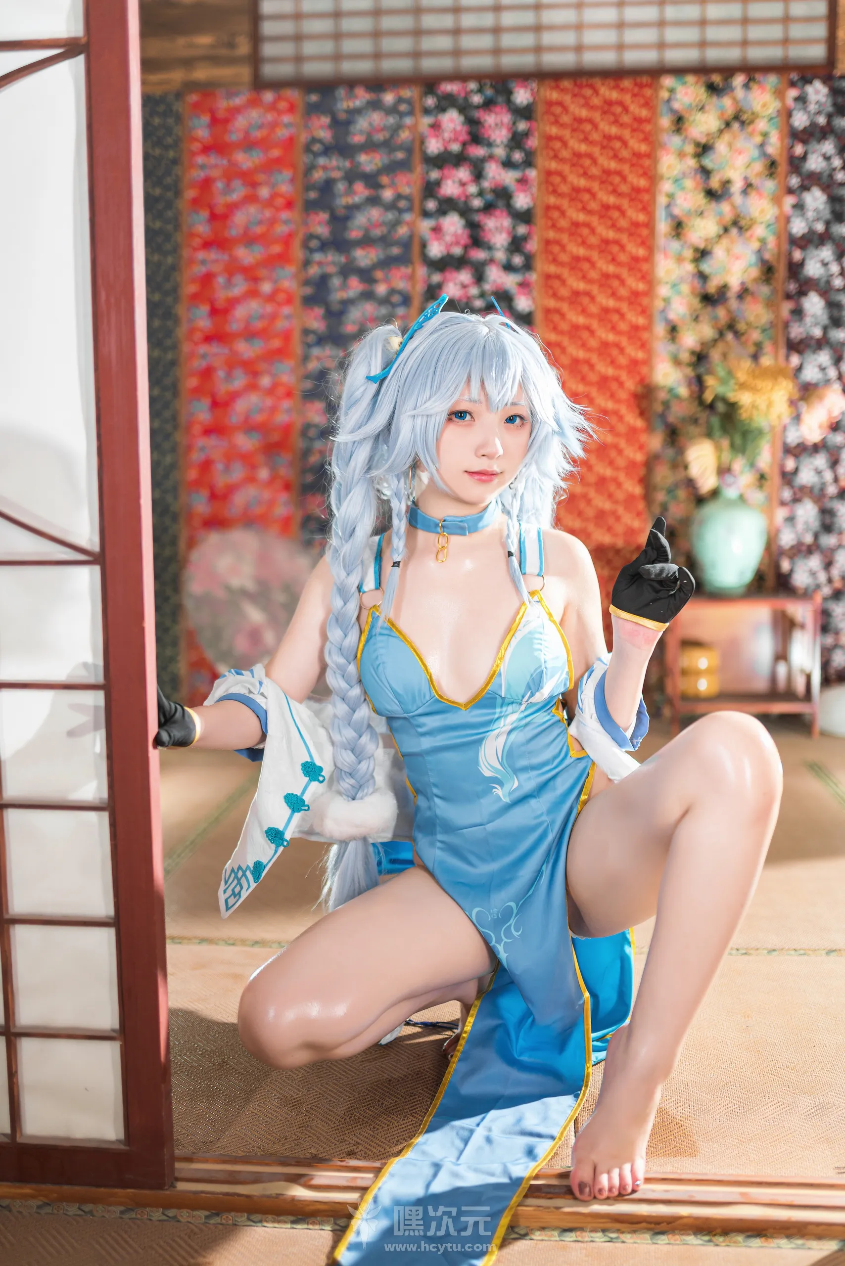 花铃 PA15-翠雀媚 美女写真图片 - 嘿次元 图5