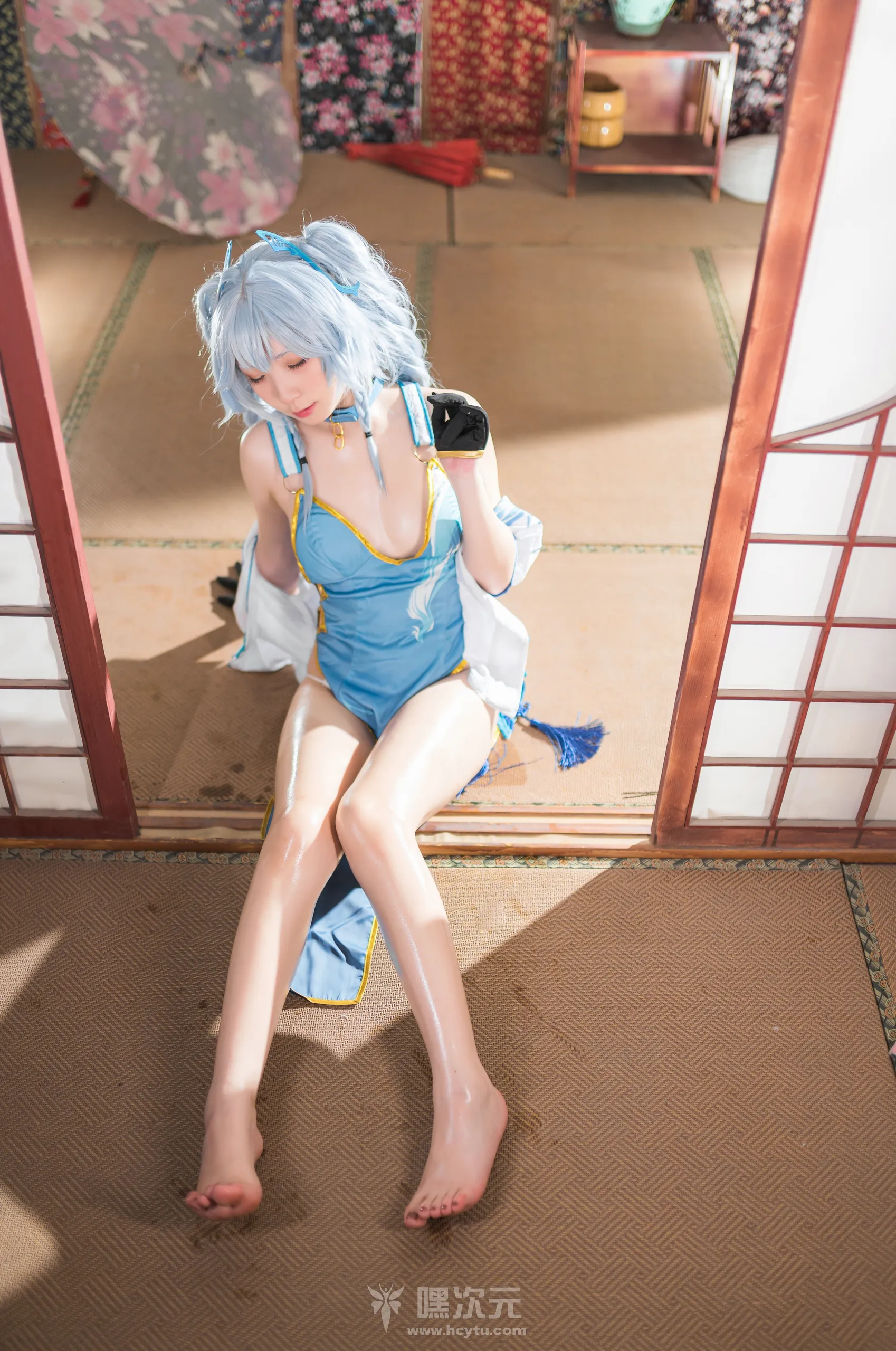 花铃 PA15-翠雀媚 美女写真图片 - 嘿次元 图3