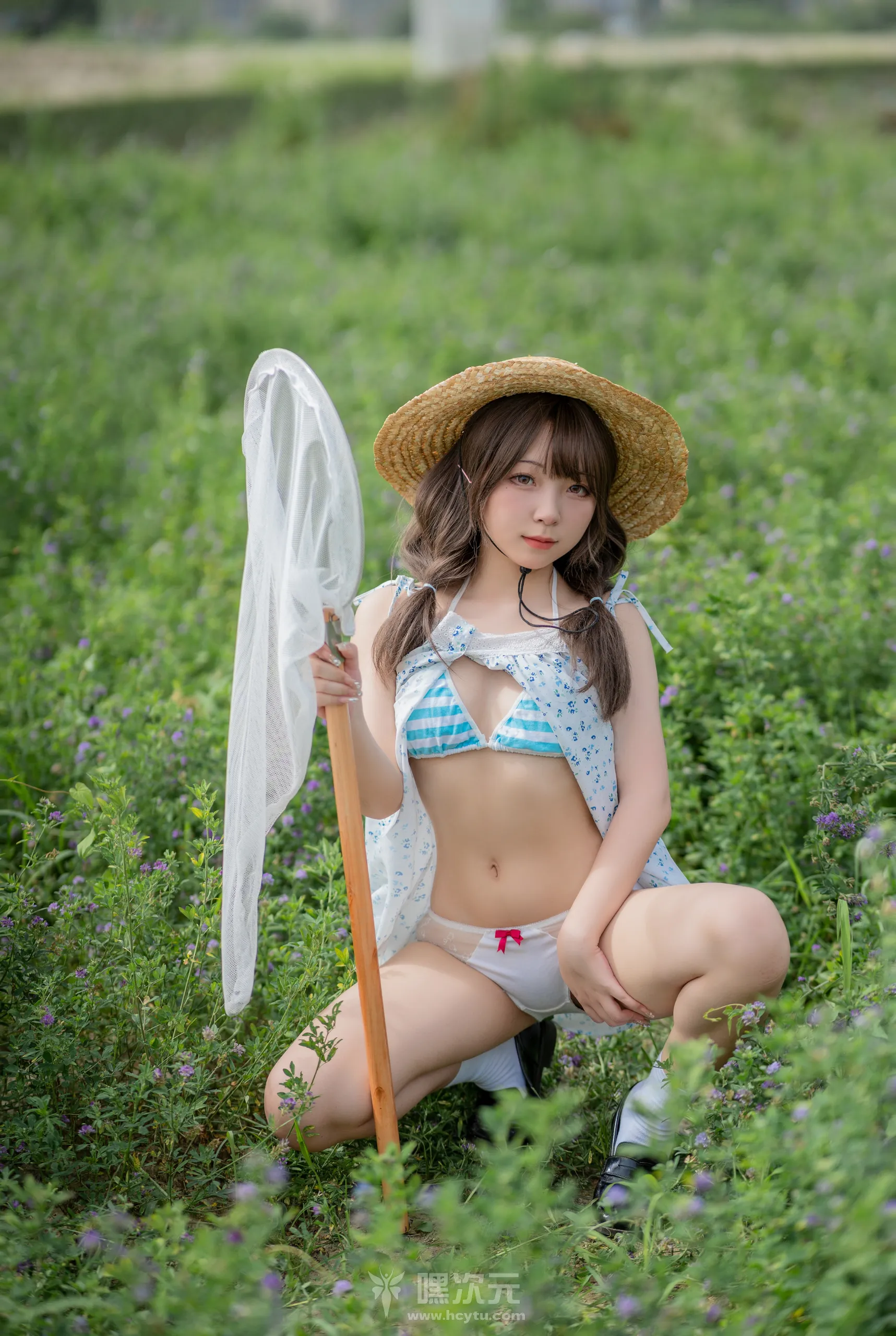 花铃 田野 美女写真图片 - 嘿次元 图2