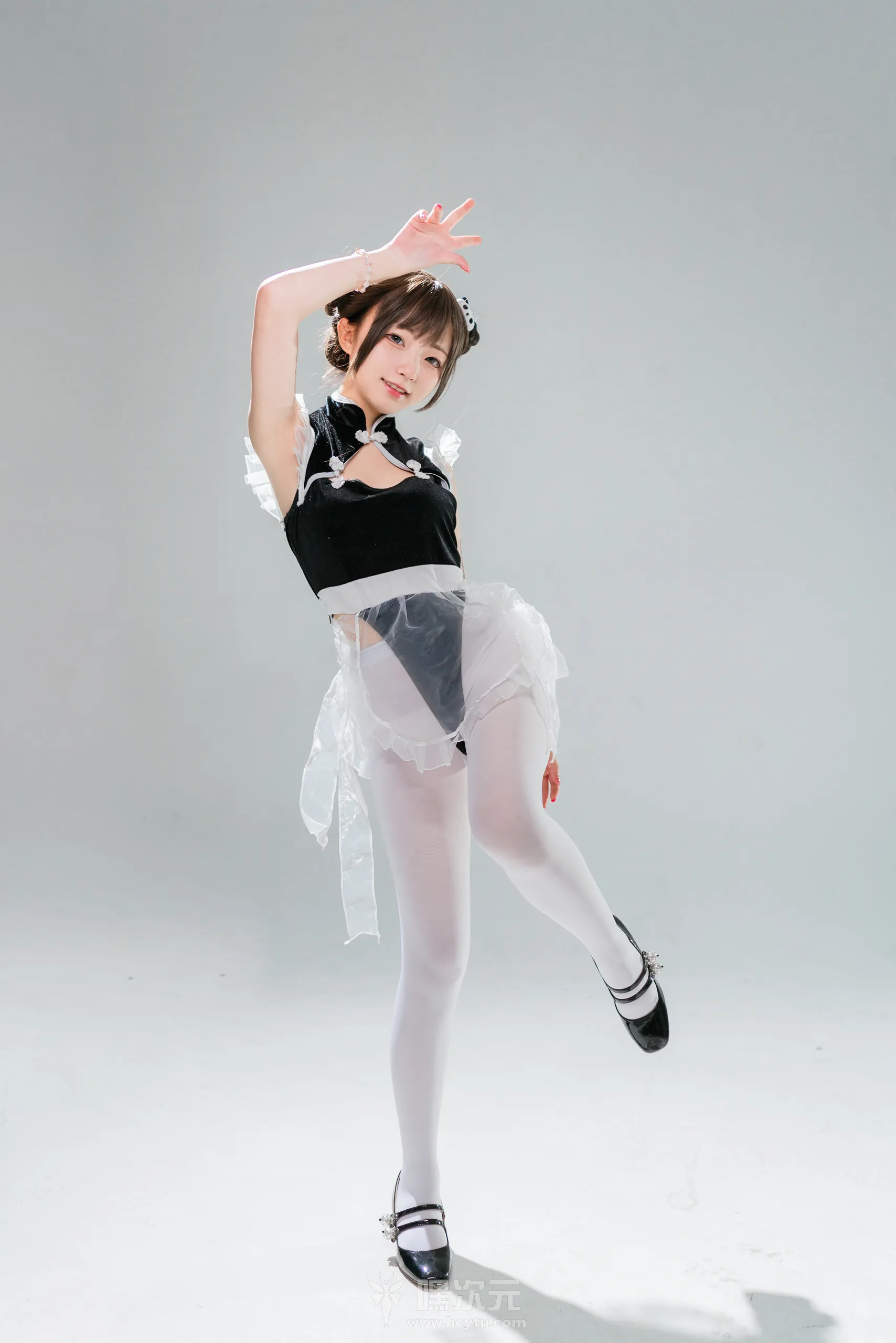 花铃 NO.08 高叉小熊猫 美女写真图片-嘿次元