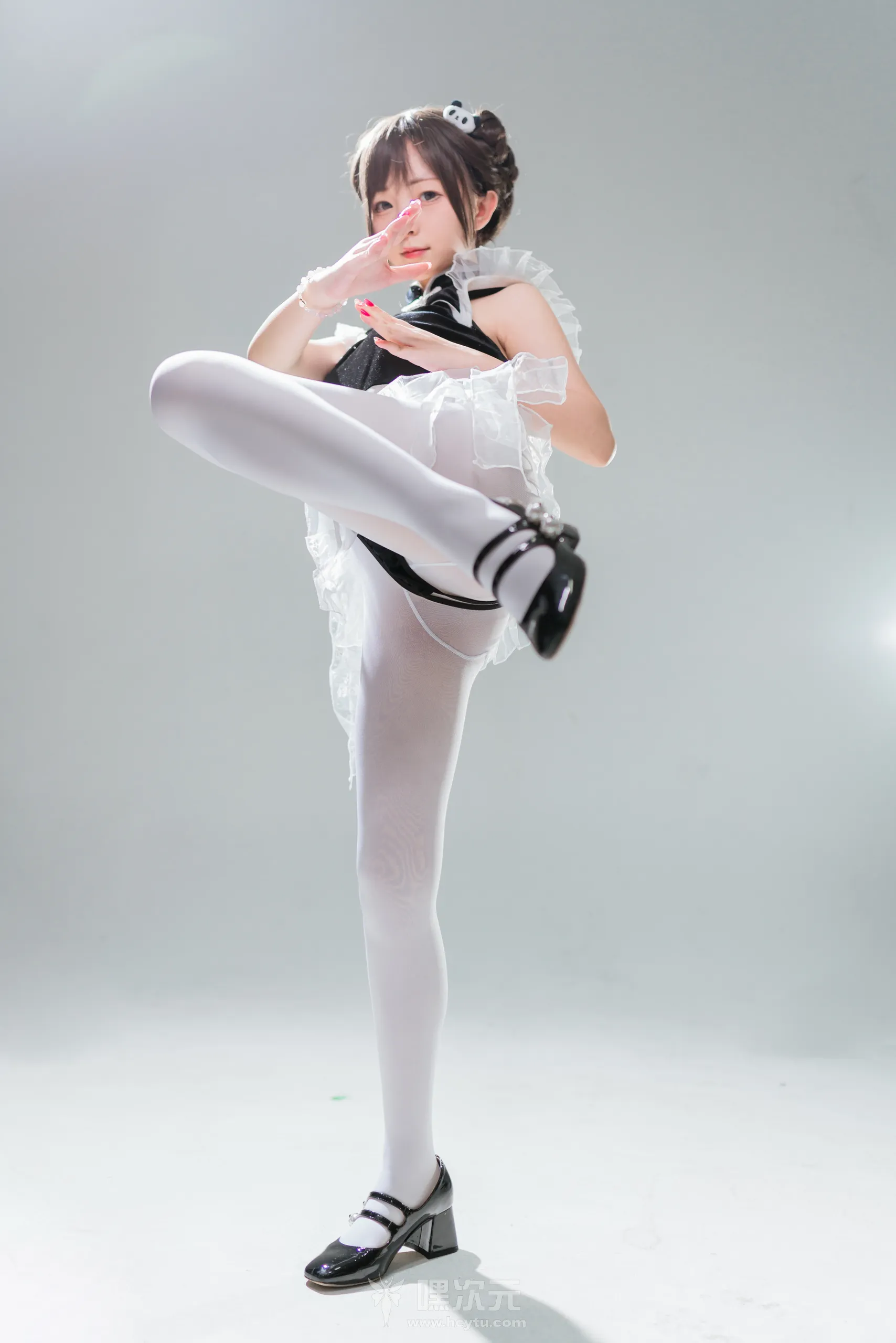 花铃 NO.08 高叉小熊猫 美女写真图片 - 嘿次元 图2