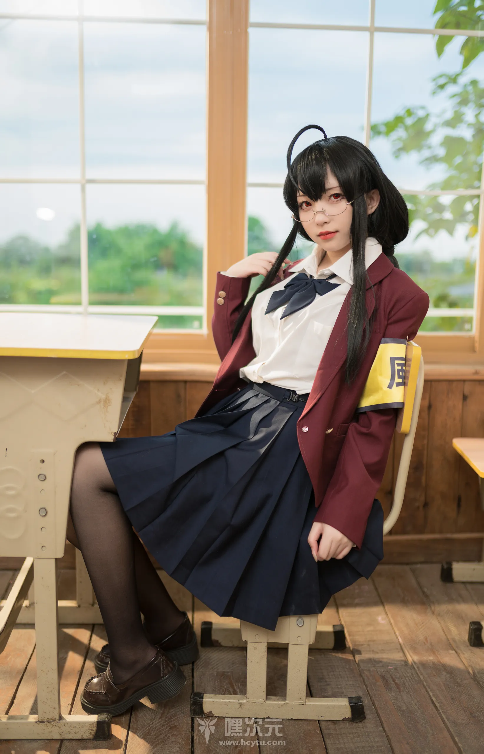 花铃 NO.010 大凤jk放学后风纪委员 美女写真图片欣赏 - 嘿次元 图6