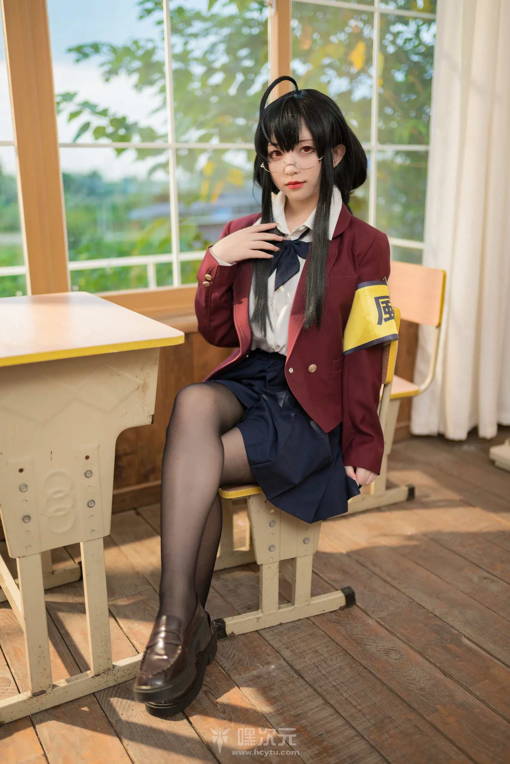 花铃 NO.010 大凤jk放学后风纪委员 美女写真图片欣赏 - 嘿次元 图7