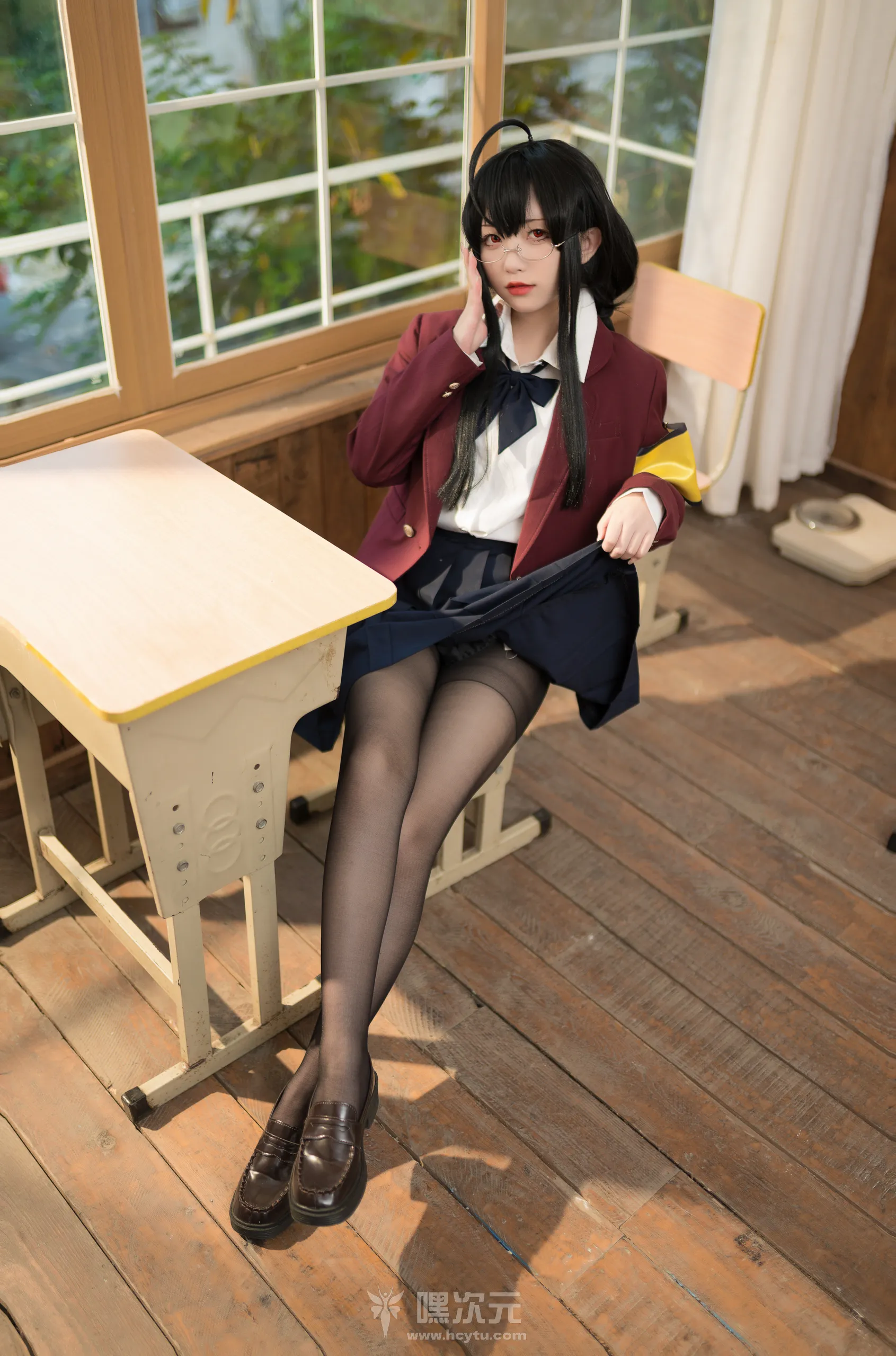 花铃 NO.010 大凤jk放学后风纪委员 美女写真图片欣赏 - 嘿次元 图4