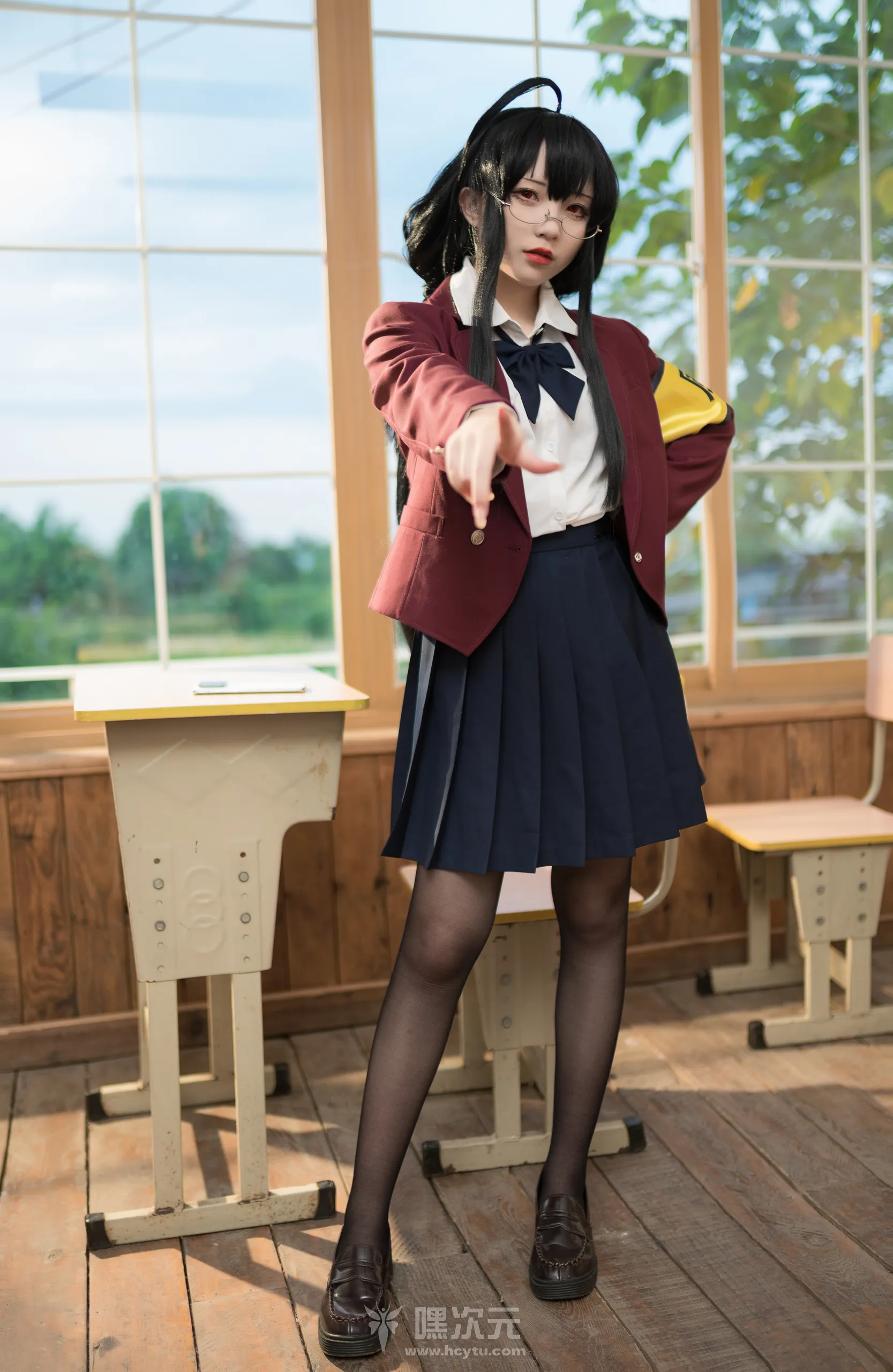 花铃 NO.010 大凤jk放学后风纪委员 美女写真图片欣赏 - 嘿次元 图8