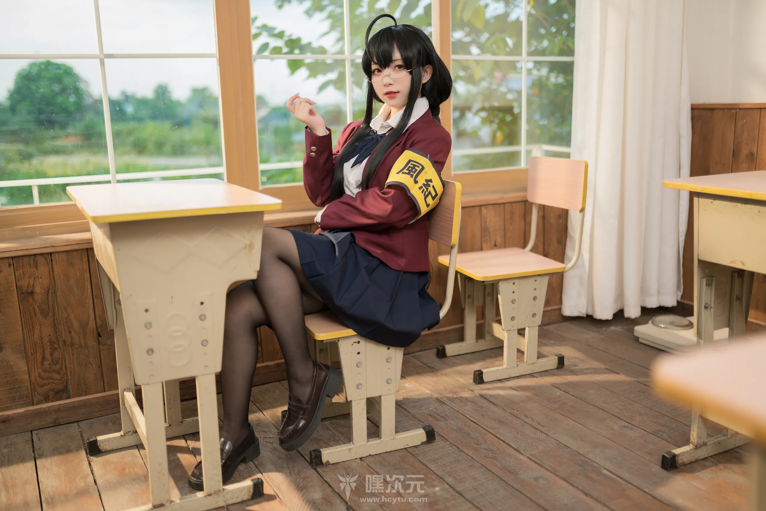 花铃 NO.010 大凤jk放学后风纪委员 美女写真图片欣赏 - 嘿次元 图9