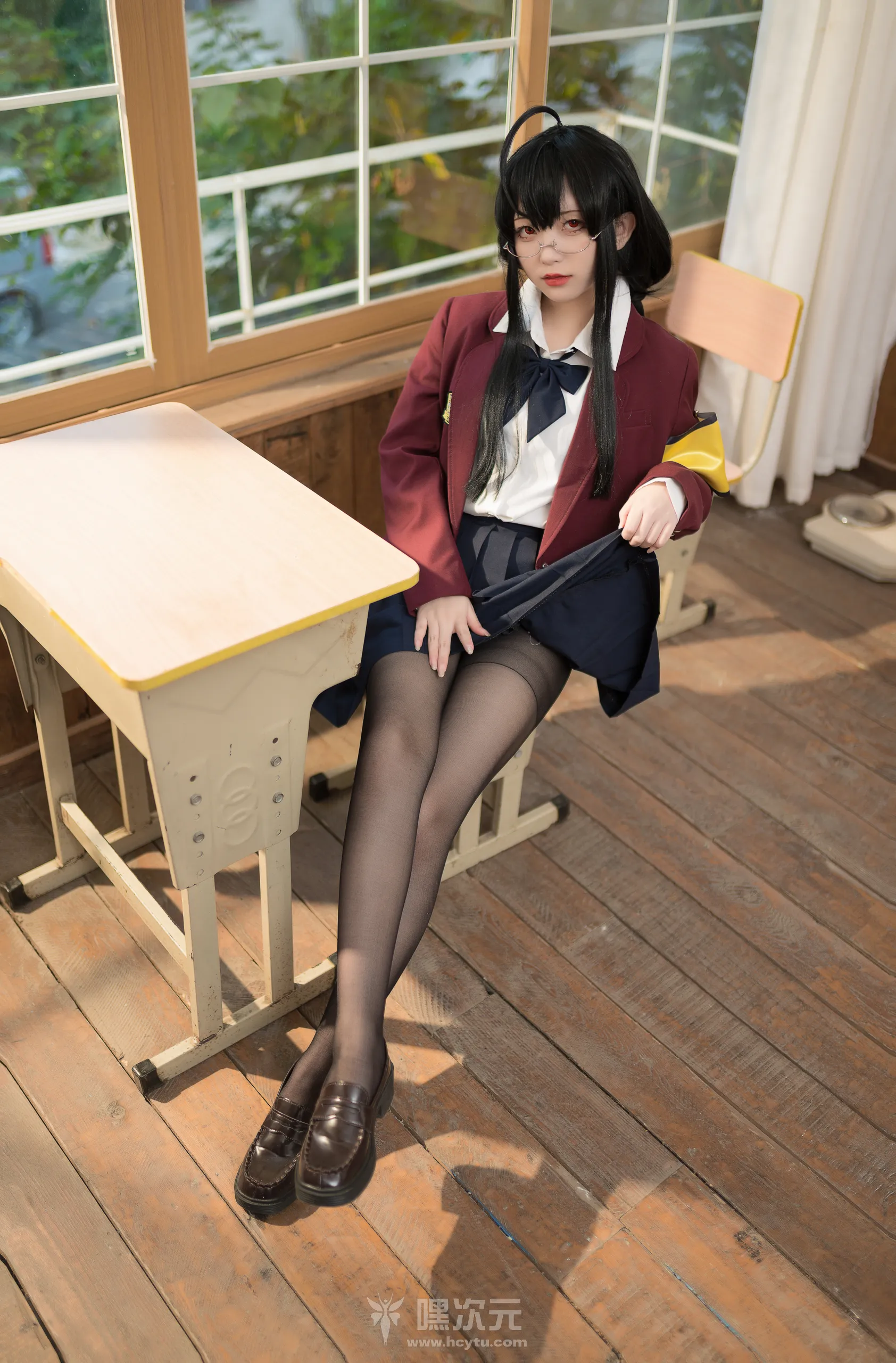 花铃 NO.010 大凤jk放学后风纪委员 美女写真图片欣赏 - 嘿次元 图2