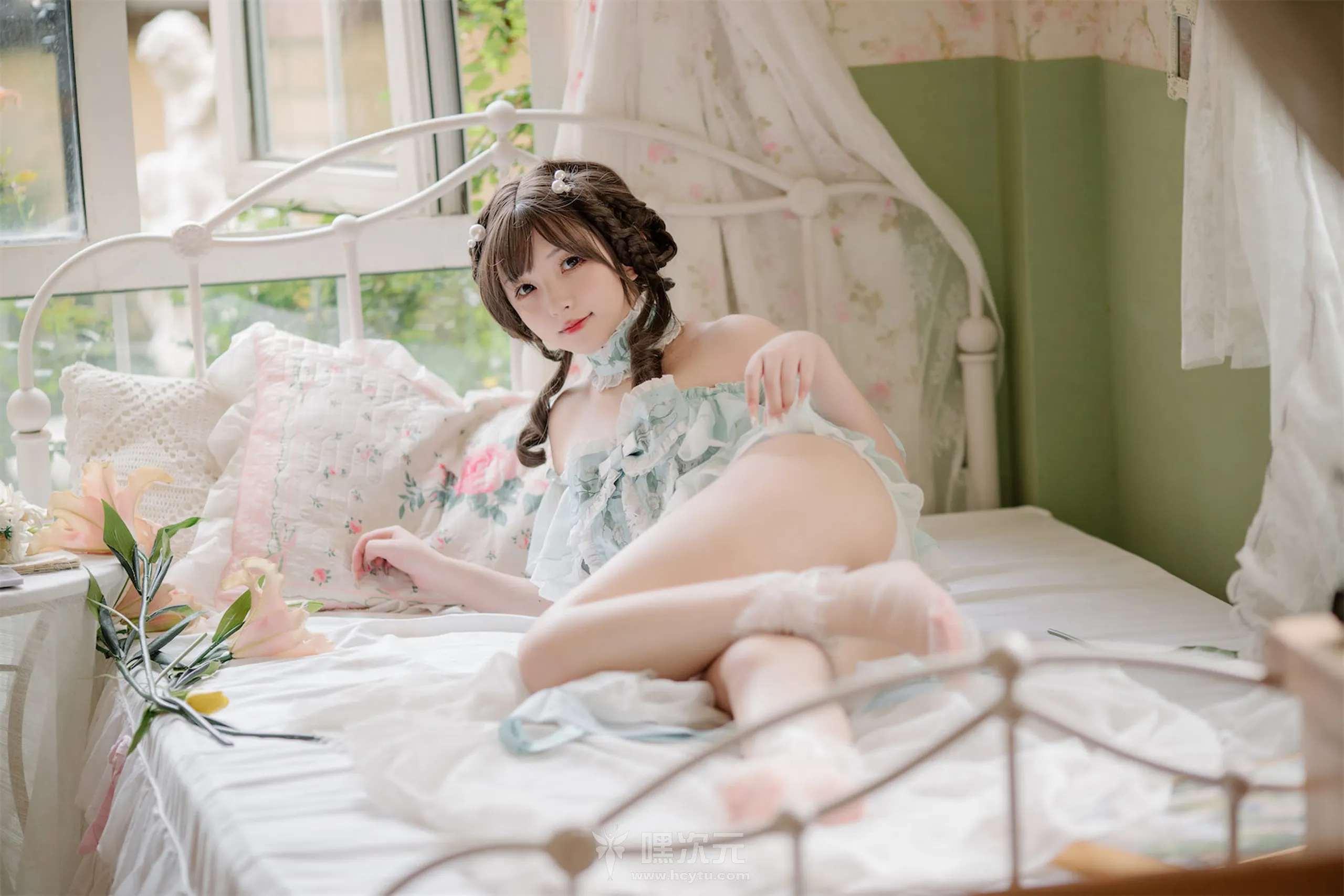 花铃 NO.014 豌豆公主仆 美女写真图片-嘿次元