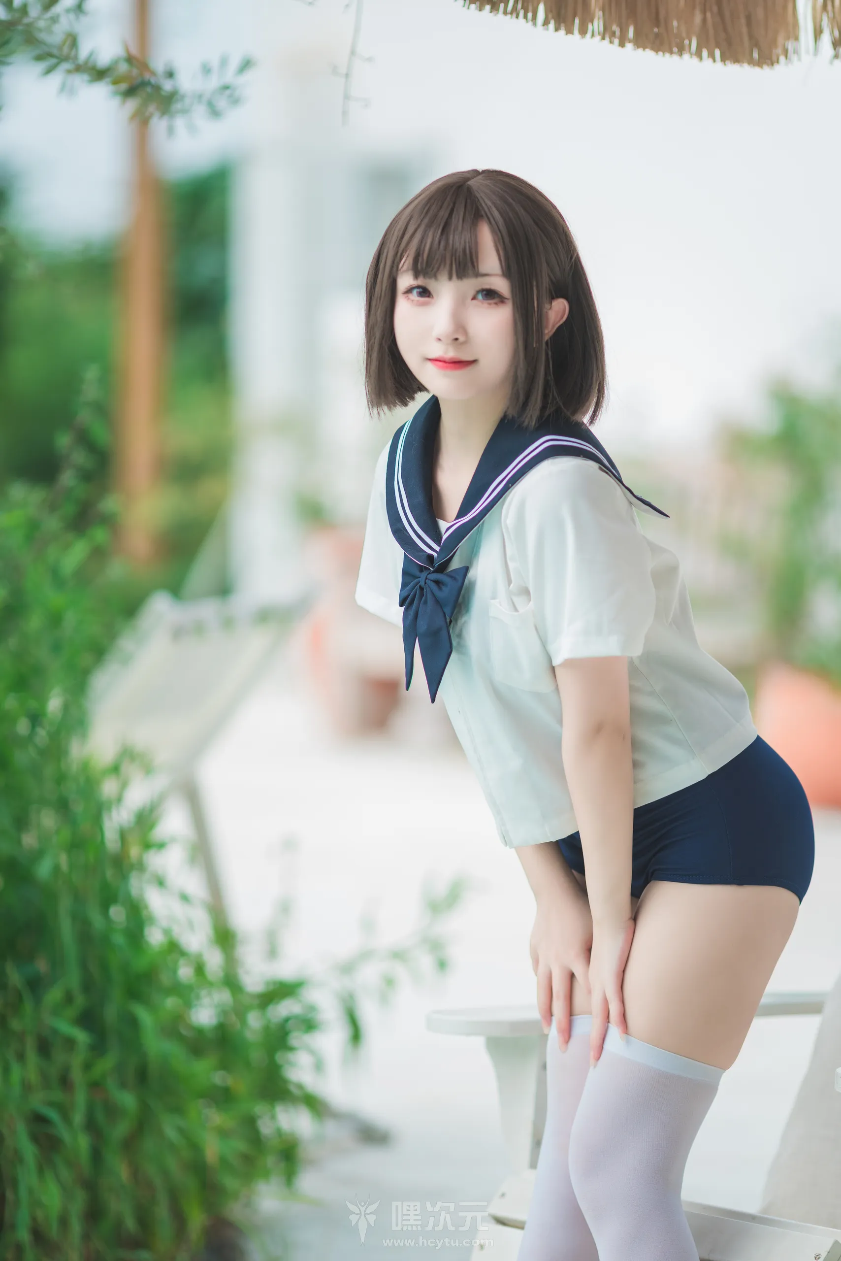 花铃 JK死库水 美女写真图片-嘿次元