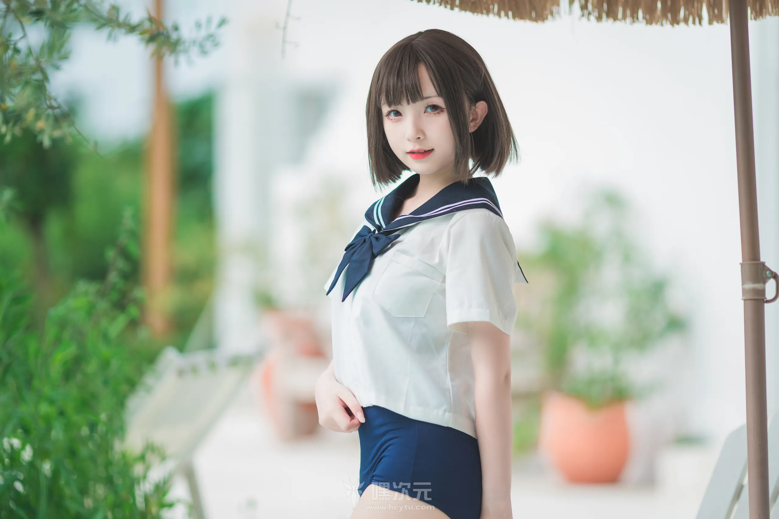 花铃 JK死库水 美女写真图片 - 嘿次元 图2