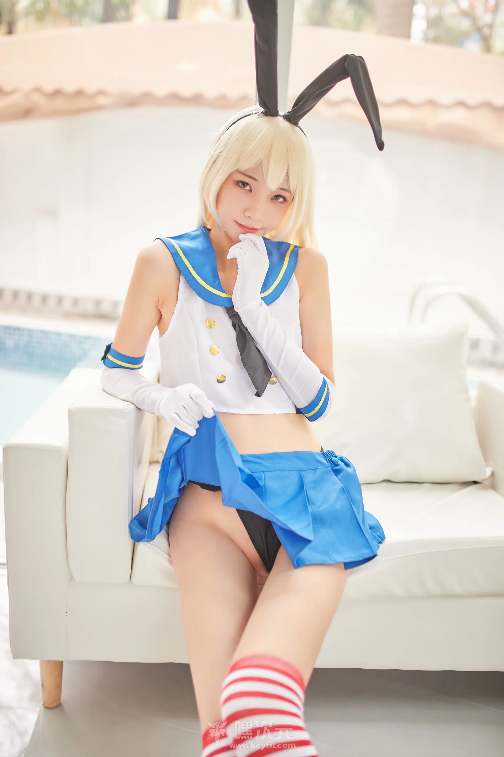 西瓜少女 C服岛风白贞摄影会返图-01 - 嘿次元 图15