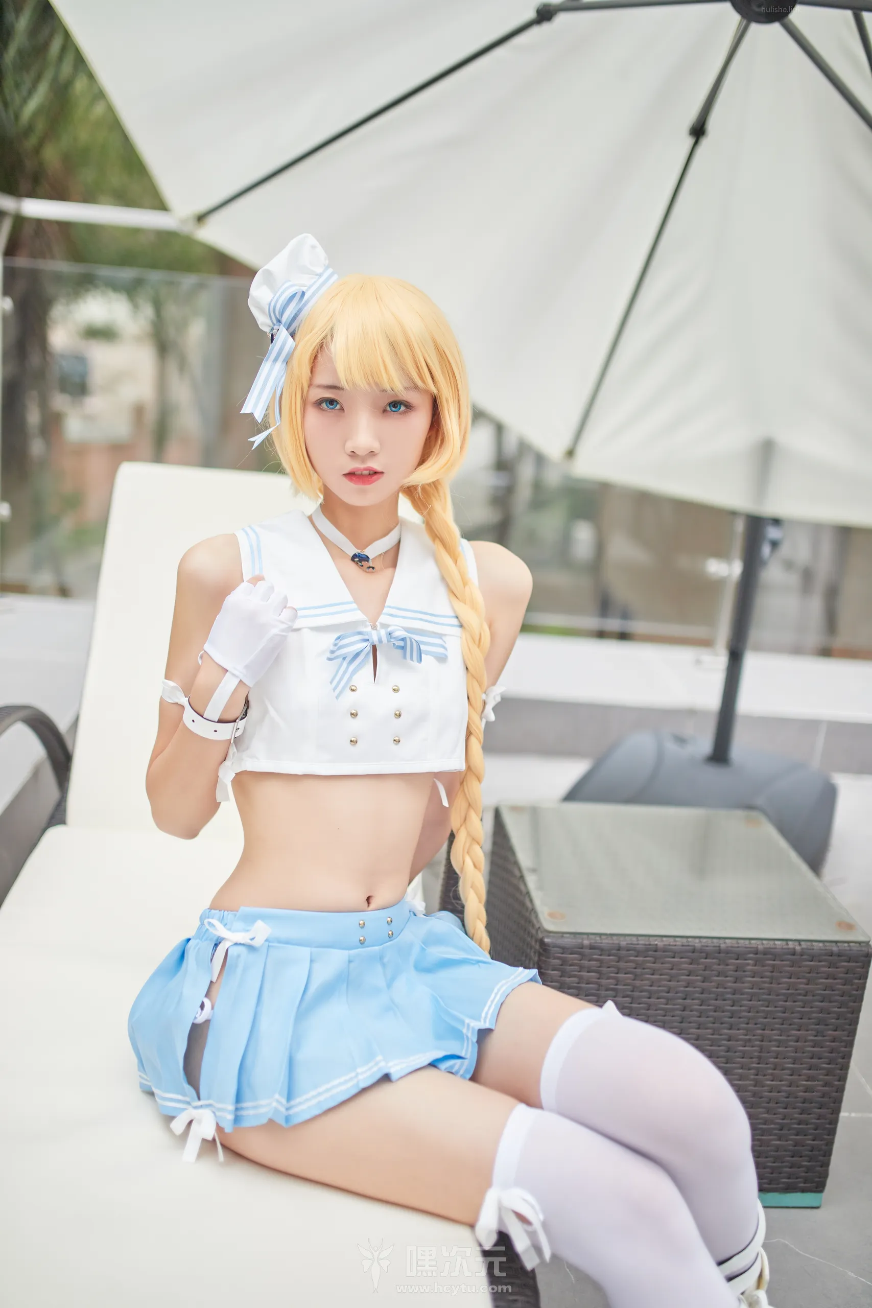 西瓜少女 C服岛风白贞摄影会返图-01 - 嘿次元 图5