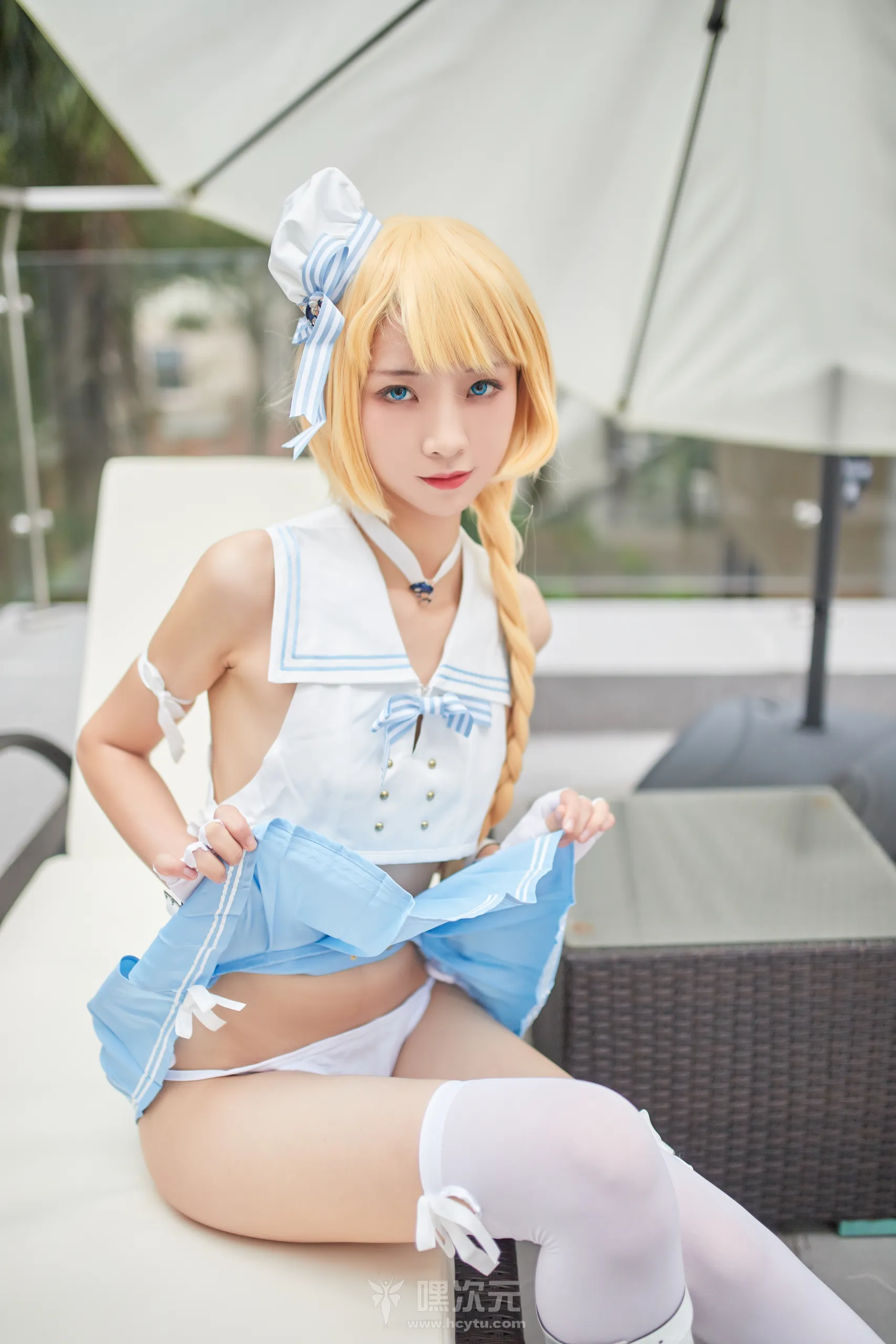 西瓜少女 C服岛风白贞摄影会返图-01 - 嘿次元 图8