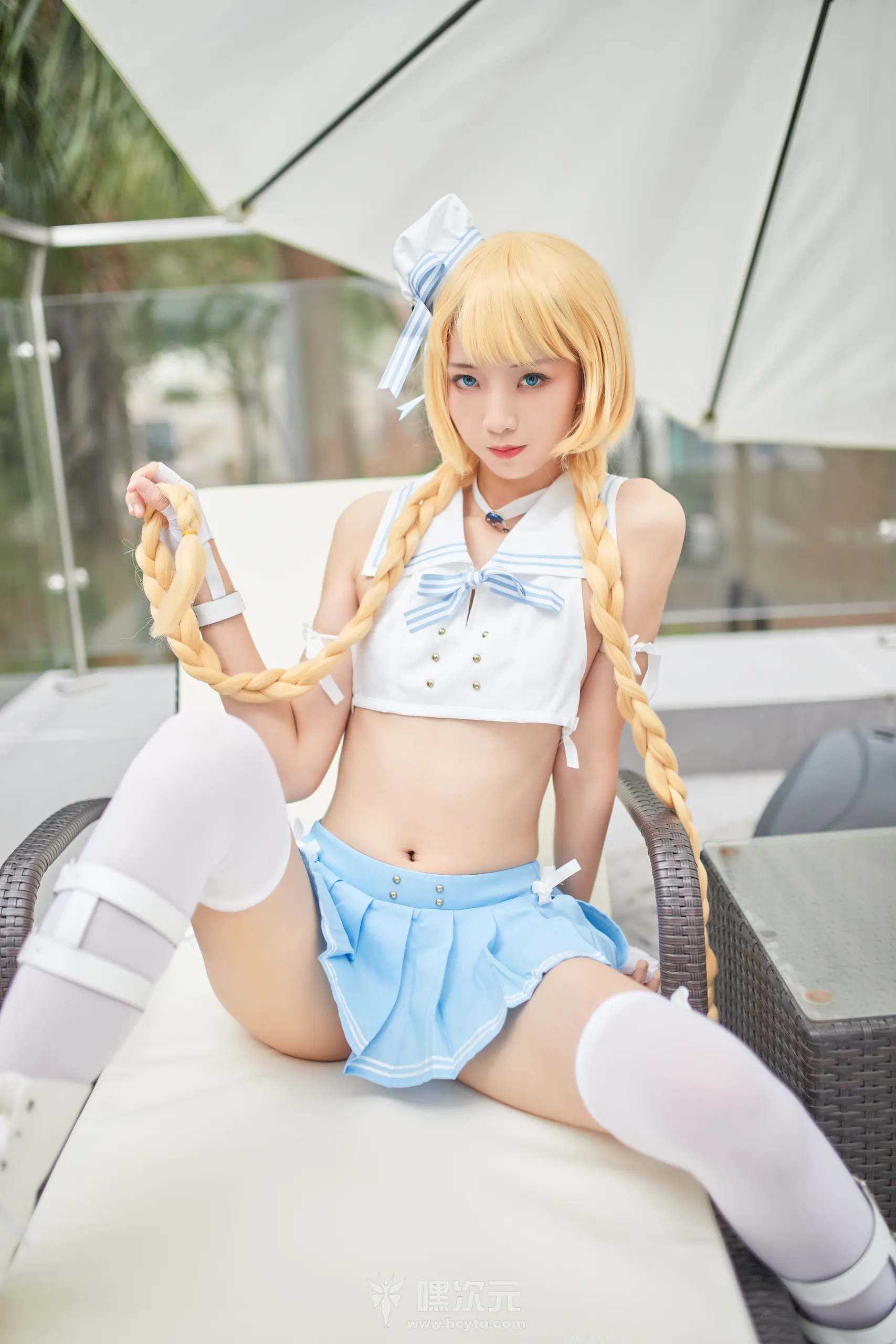 西瓜少女 C服岛风白贞摄影会返图-01 - 嘿次元 图16