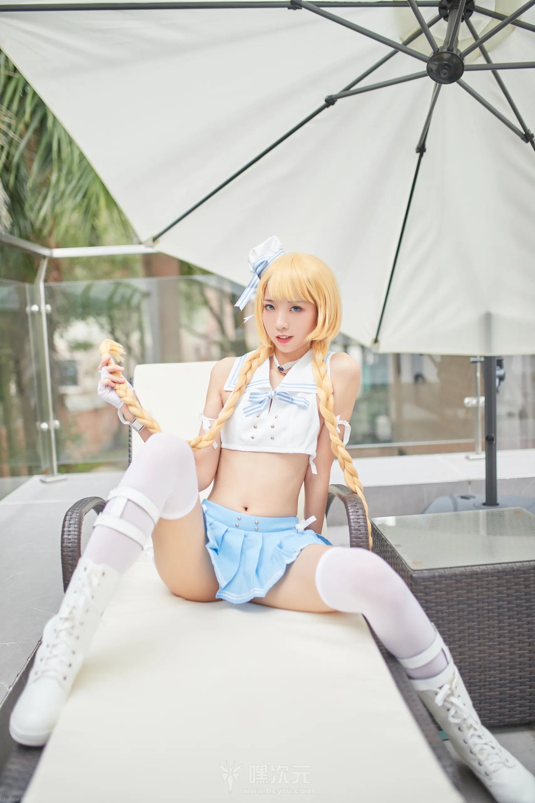 西瓜少女 C服岛风白贞摄影会返图-01 - 嘿次元 图17