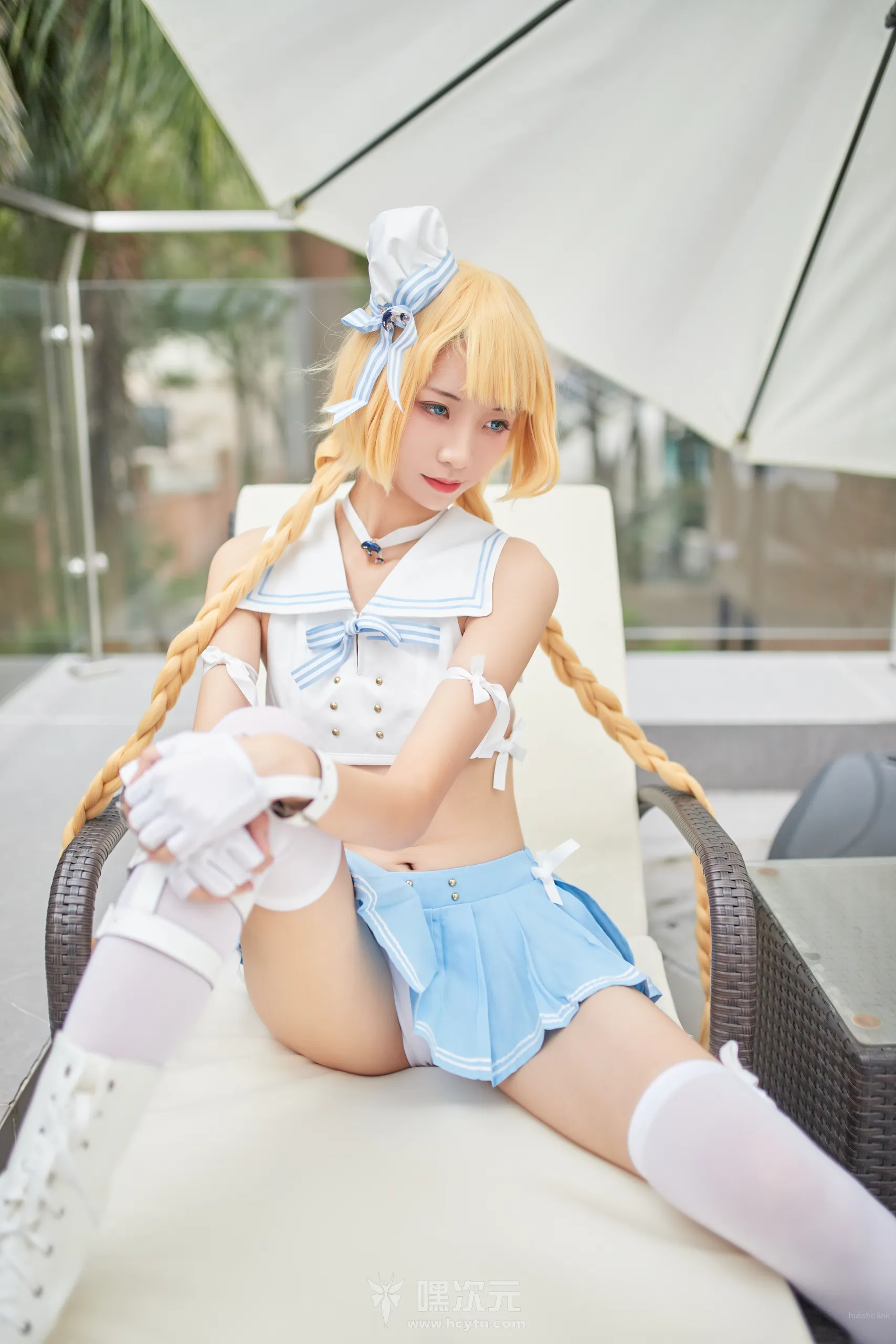 西瓜少女 C服岛风白贞摄影会返图-01 - 嘿次元 图19