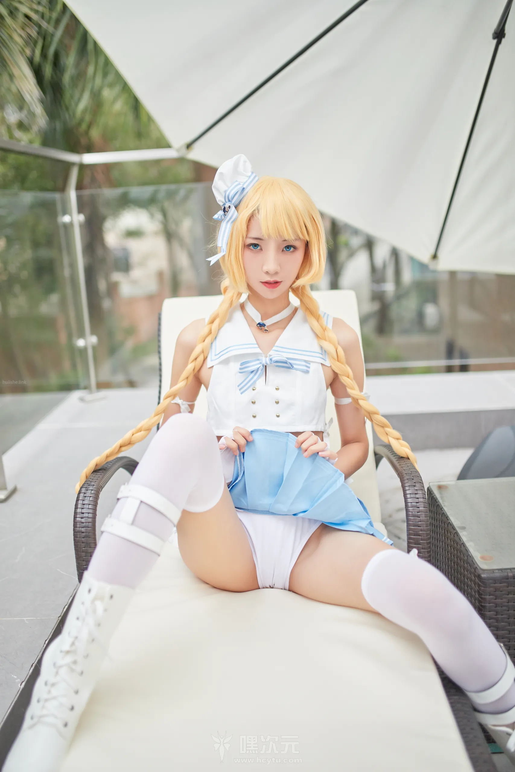 西瓜少女 C服岛风白贞摄影会返图-01 - 嘿次元 图18