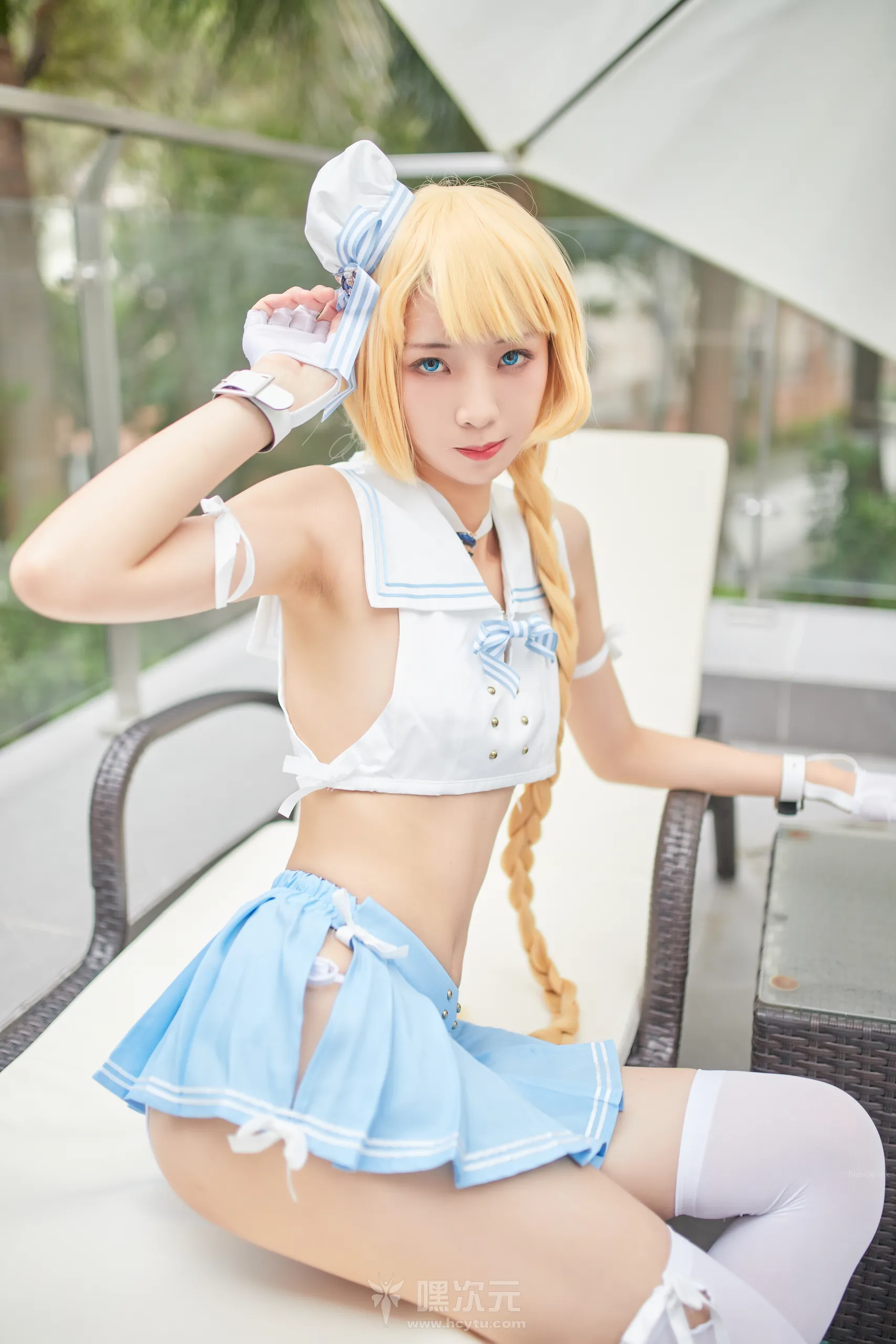 西瓜少女 C服岛风白贞摄影会返图-01 - 嘿次元 图12