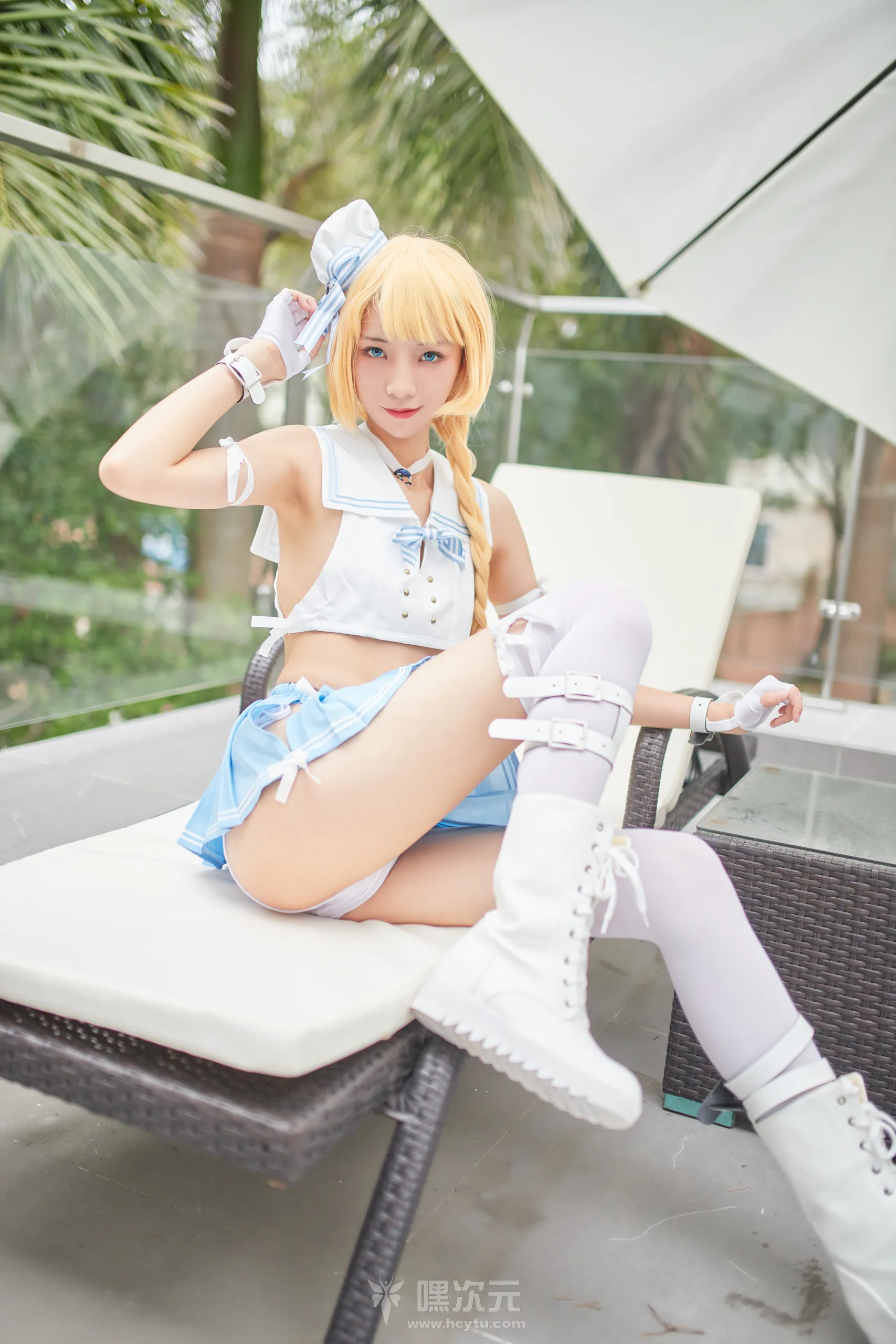 西瓜少女 C服岛风白贞摄影会返图-01 - 嘿次元 图13