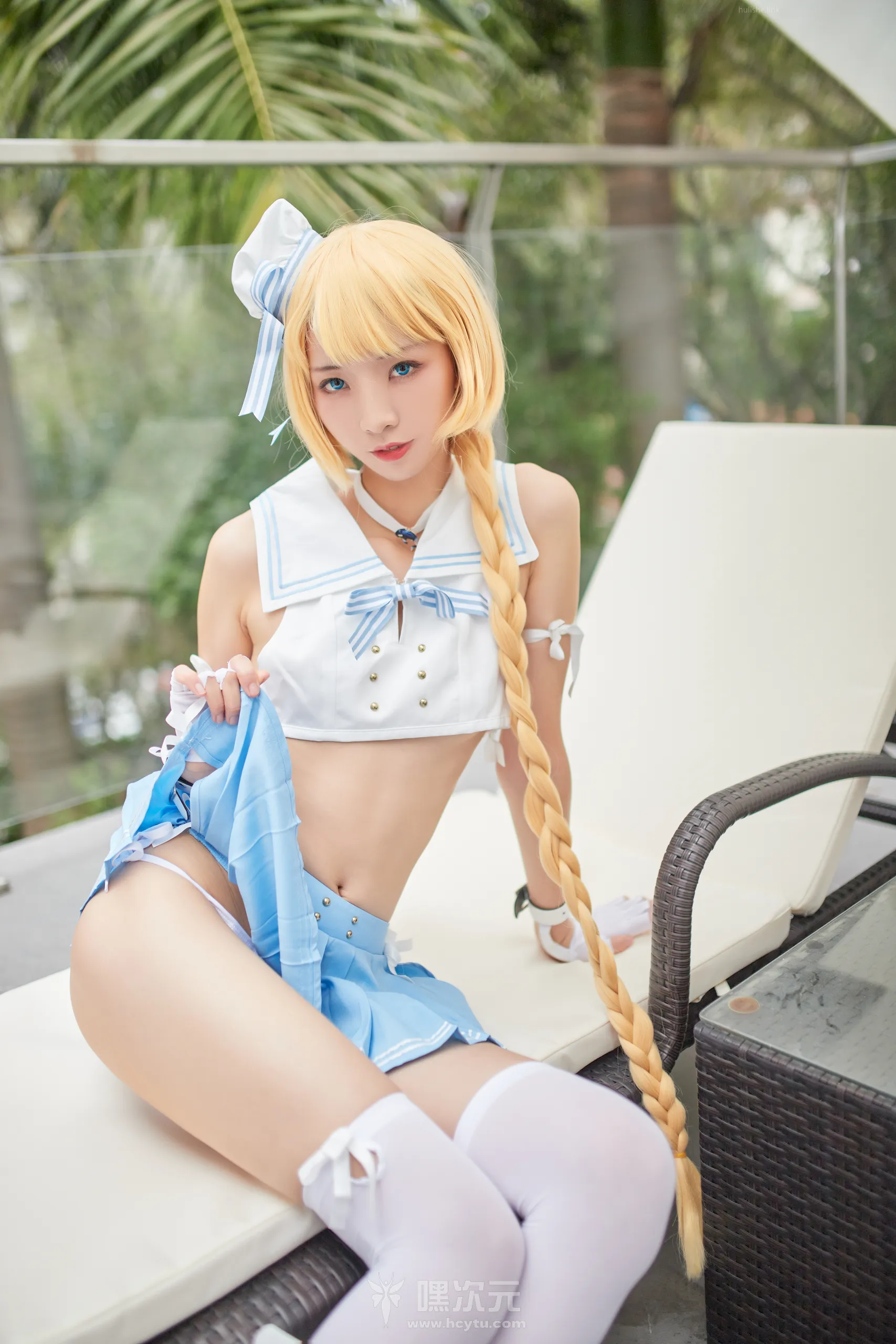 西瓜少女 C服岛风白贞摄影会返图-01 - 嘿次元 图9
