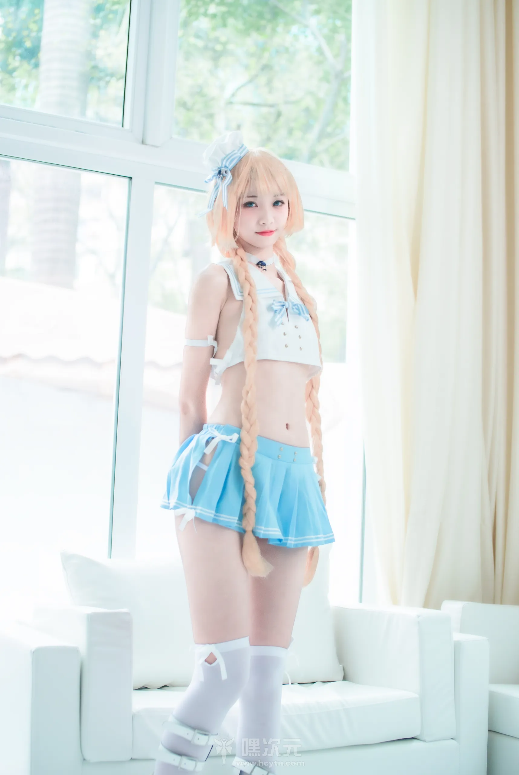 西瓜少女 C服岛风白贞摄影会返图-02 - 嘿次元 图3