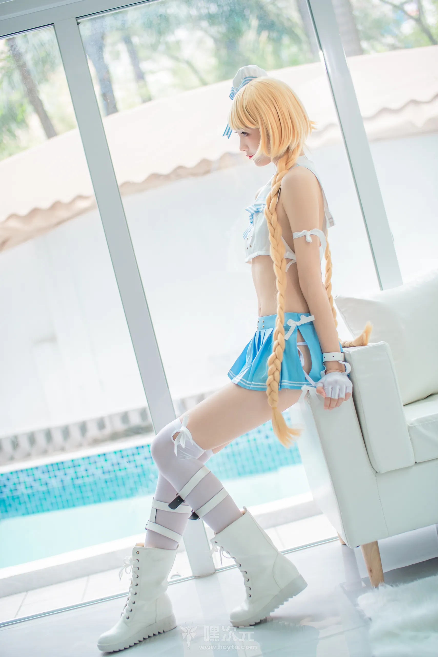 西瓜少女 C服岛风白贞摄影会返图-02 - 嘿次元 图7