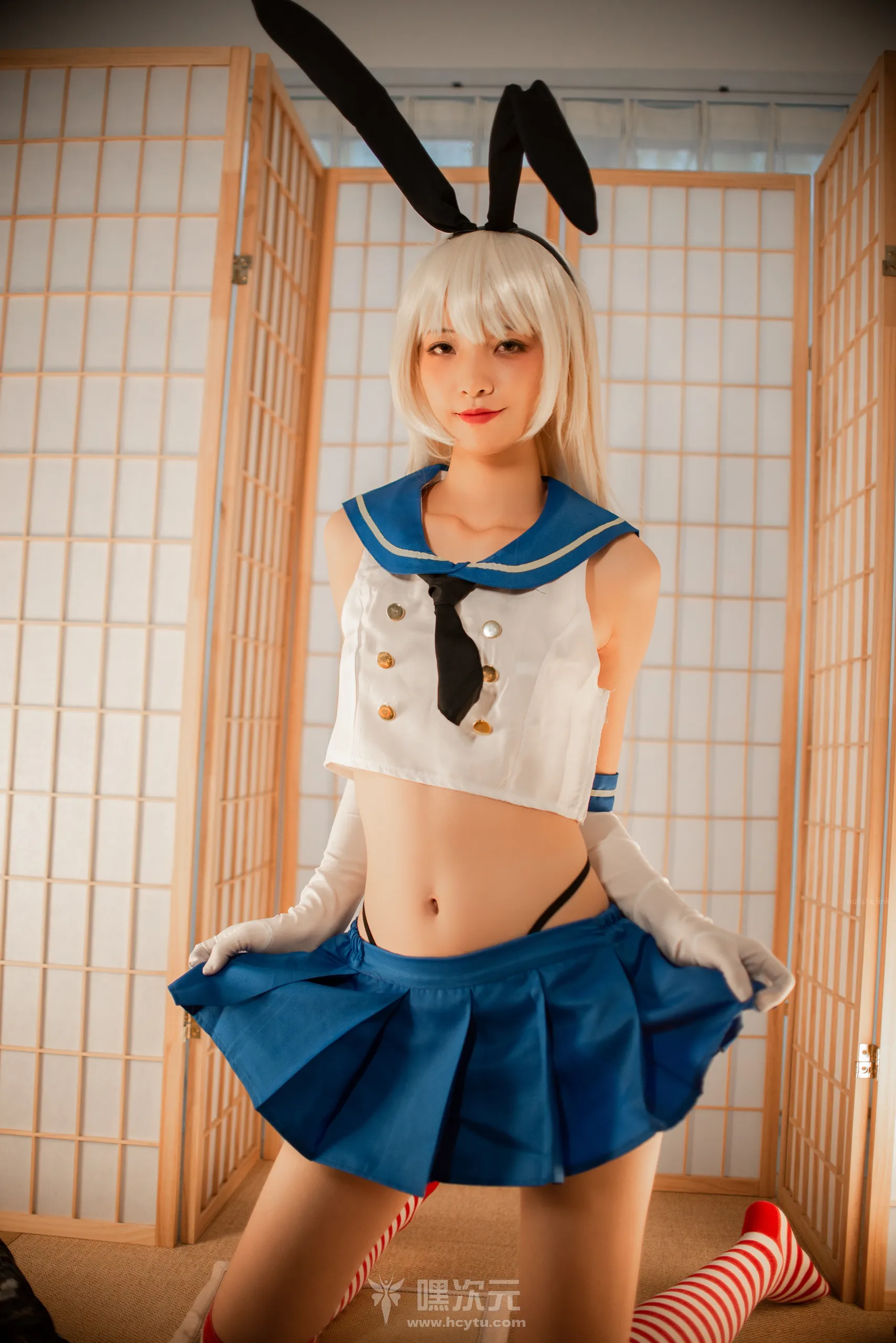 西瓜少女 C服岛风白贞摄影会返图-02 - 嘿次元 图17