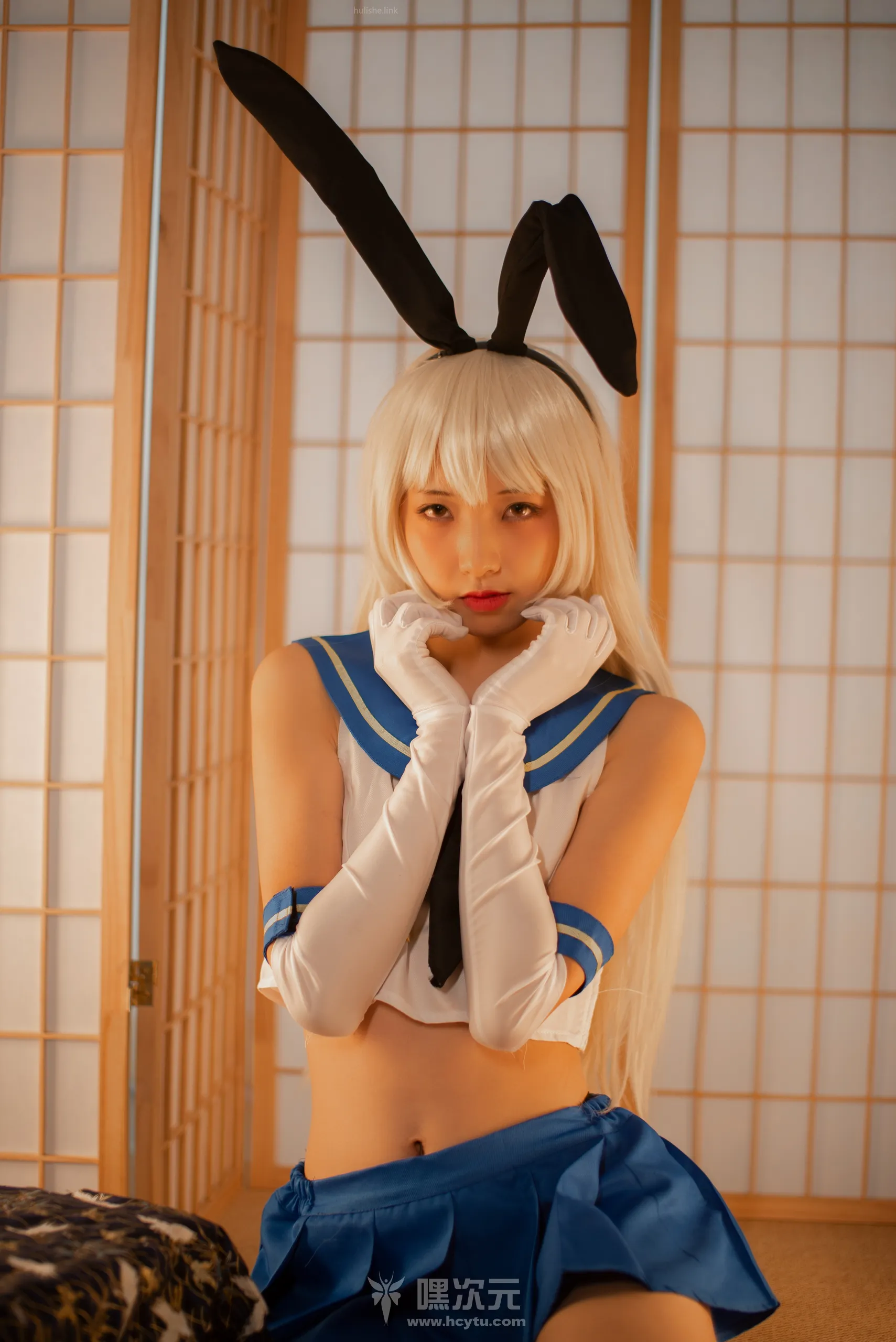 西瓜少女 C服岛风白贞摄影会返图-02 - 嘿次元 图14