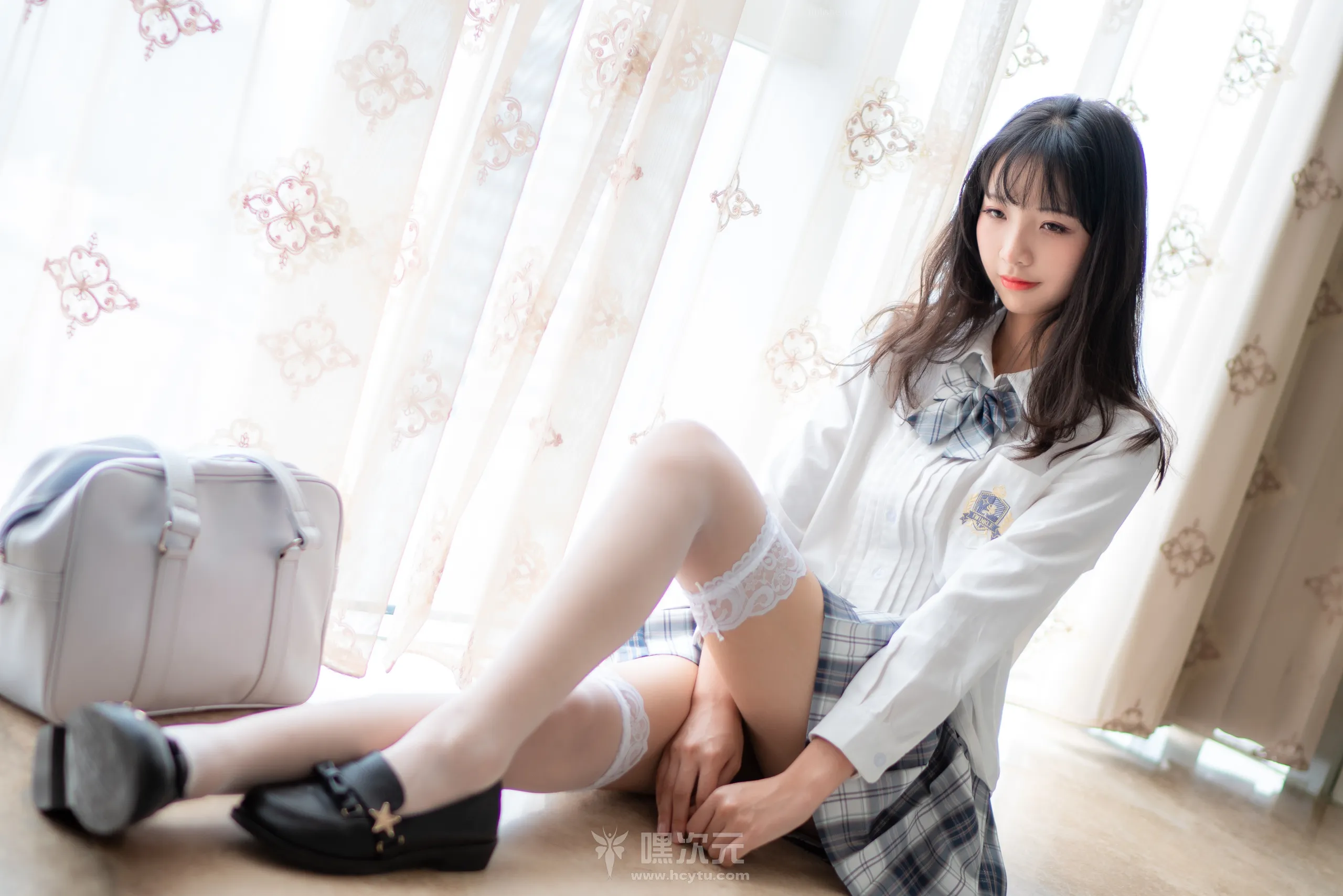 西瓜少女 JK格子裙 - 嘿次元 图14