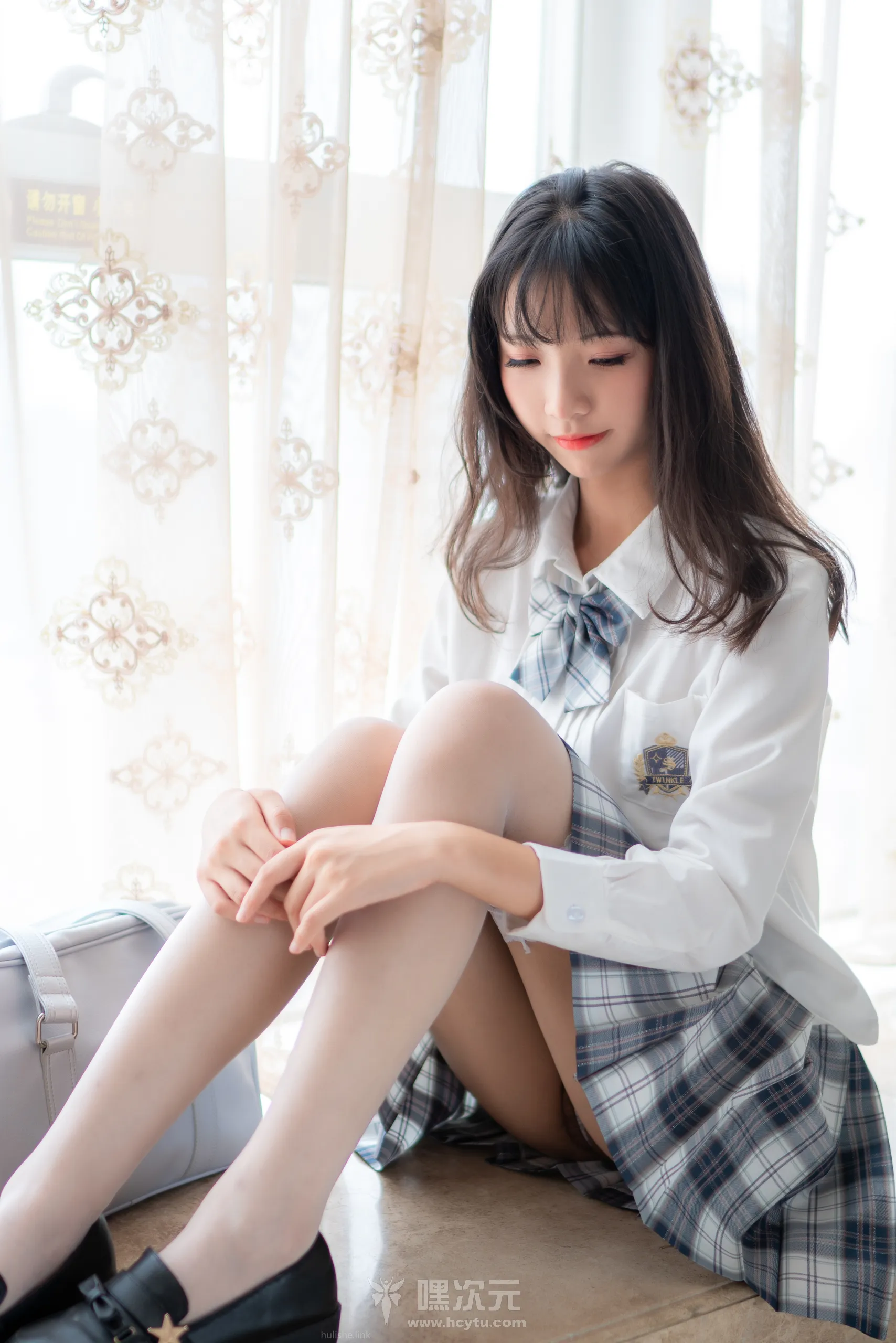 西瓜少女 JK格子裙-嘿次元