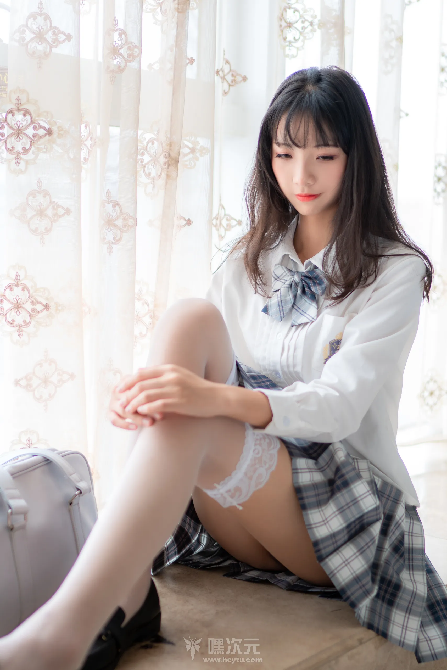 西瓜少女 JK格子裙 - 嘿次元 图13