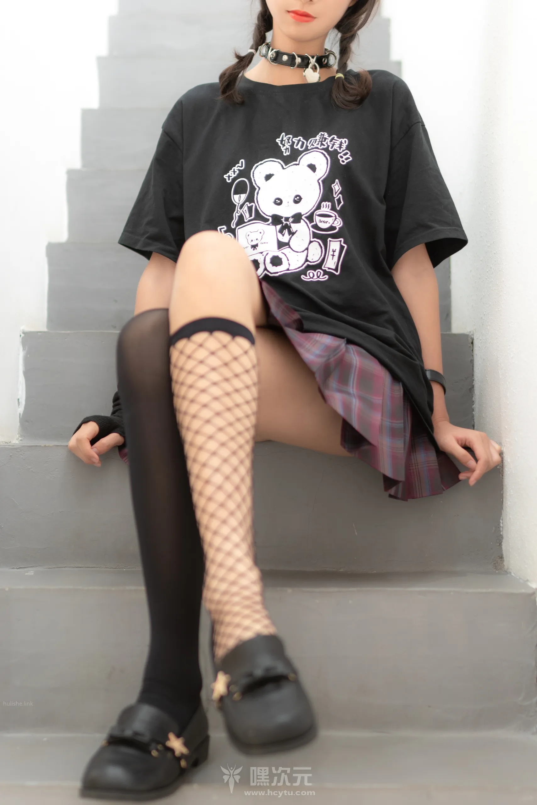 西瓜少女 JK双拼袜 - 嘿次元 图3